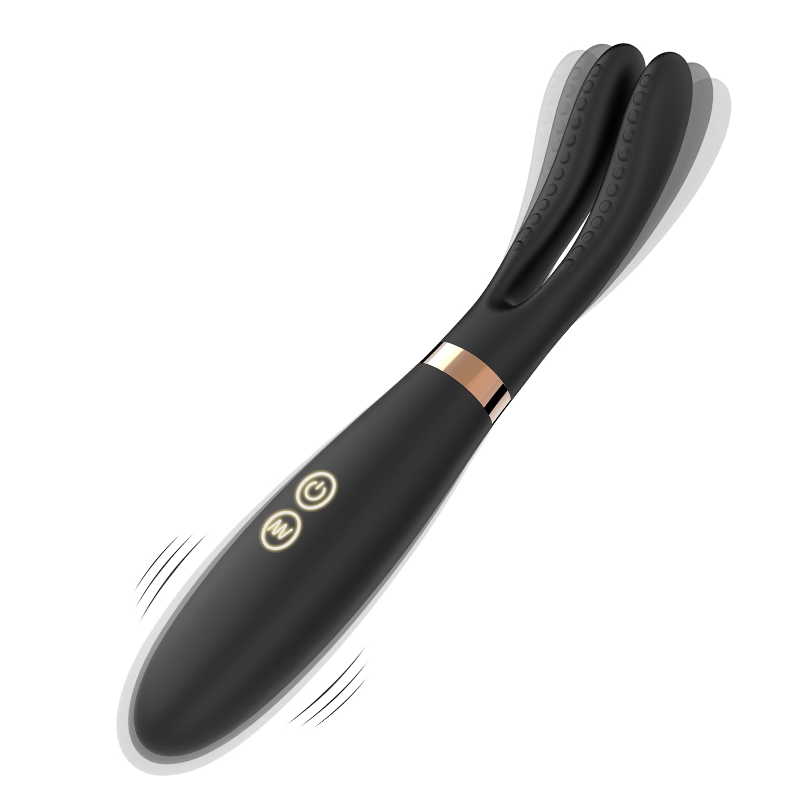 Premium Rabbit Vibrator with Clitoral & G-Spot Stimulation - 9 Powerful Vibration Modes, Rechargeable Silicone Adult Toy for Women & Couples - Enhance Intimacy, Solo Play & Sensual Massage (Black)
