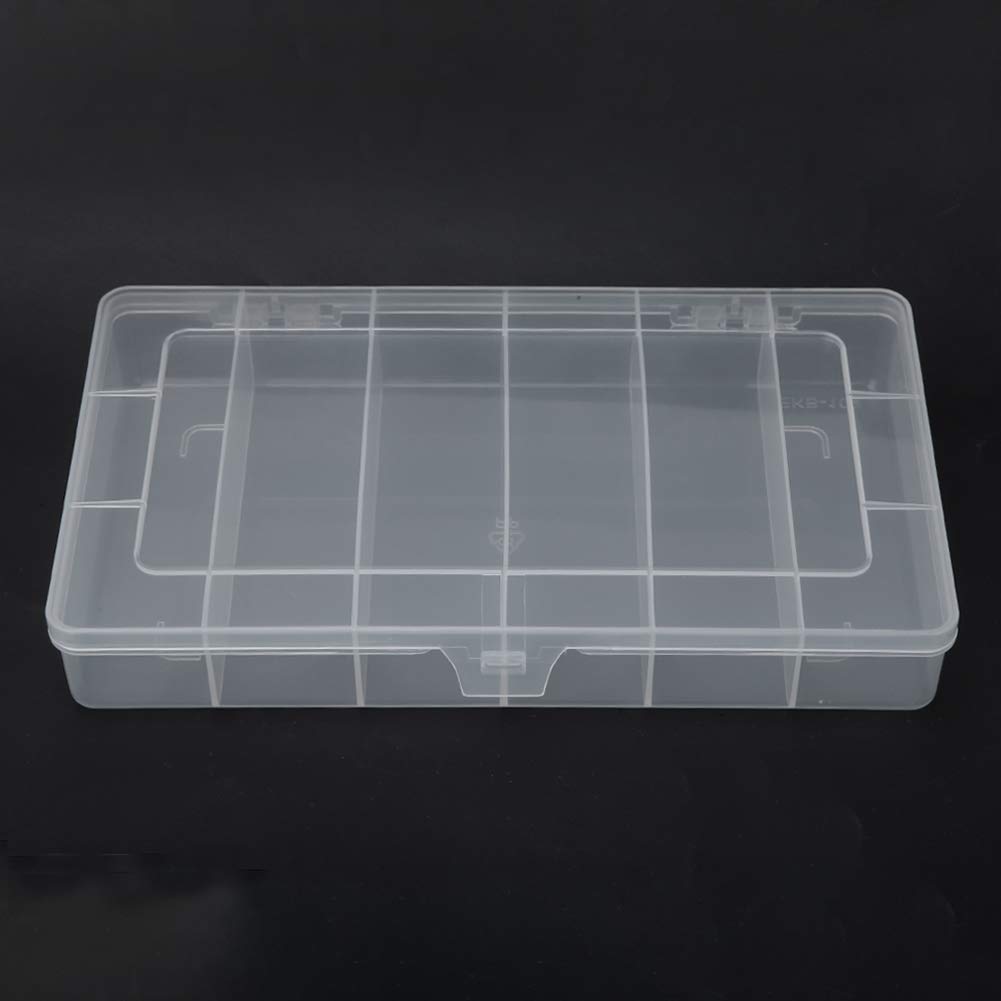 Bnineteenteam 15-Compartment Transparent Grid Guitar Pick Case - Storage Box for Picks, Jewelry & Small Accessories | Perfect for Musicians, Travel & Organizing
