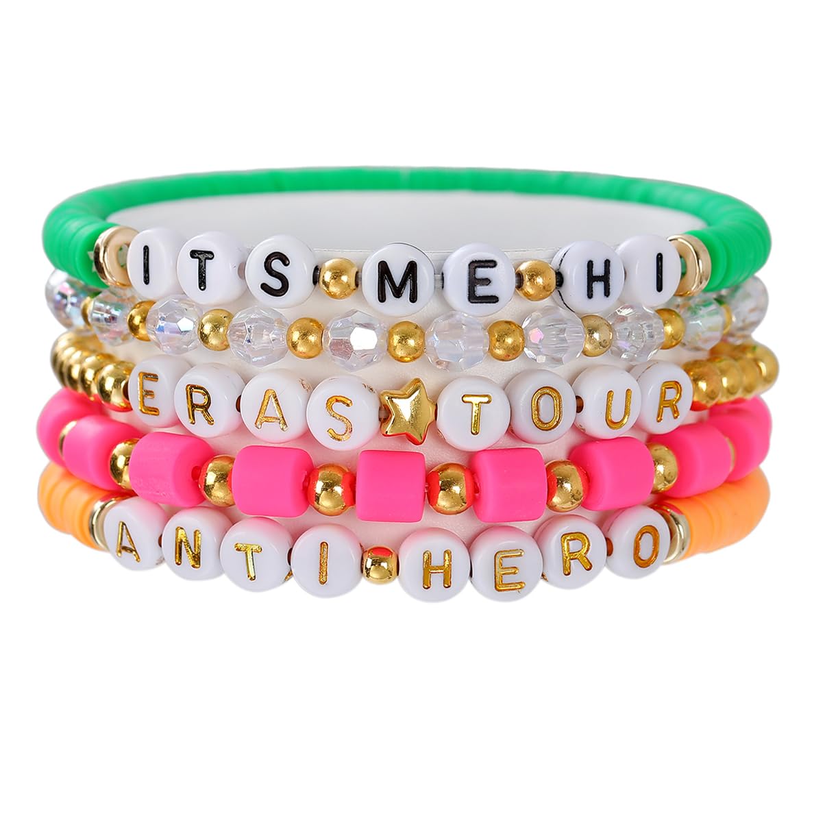 Taylor Swift Inspired Friendship Bracelets - Anti Hero Evermore ERAS Music Fans Jewelry for Women & Girls | Perfect for Concerts, Gifts, and Swiftie Fashion Accessories