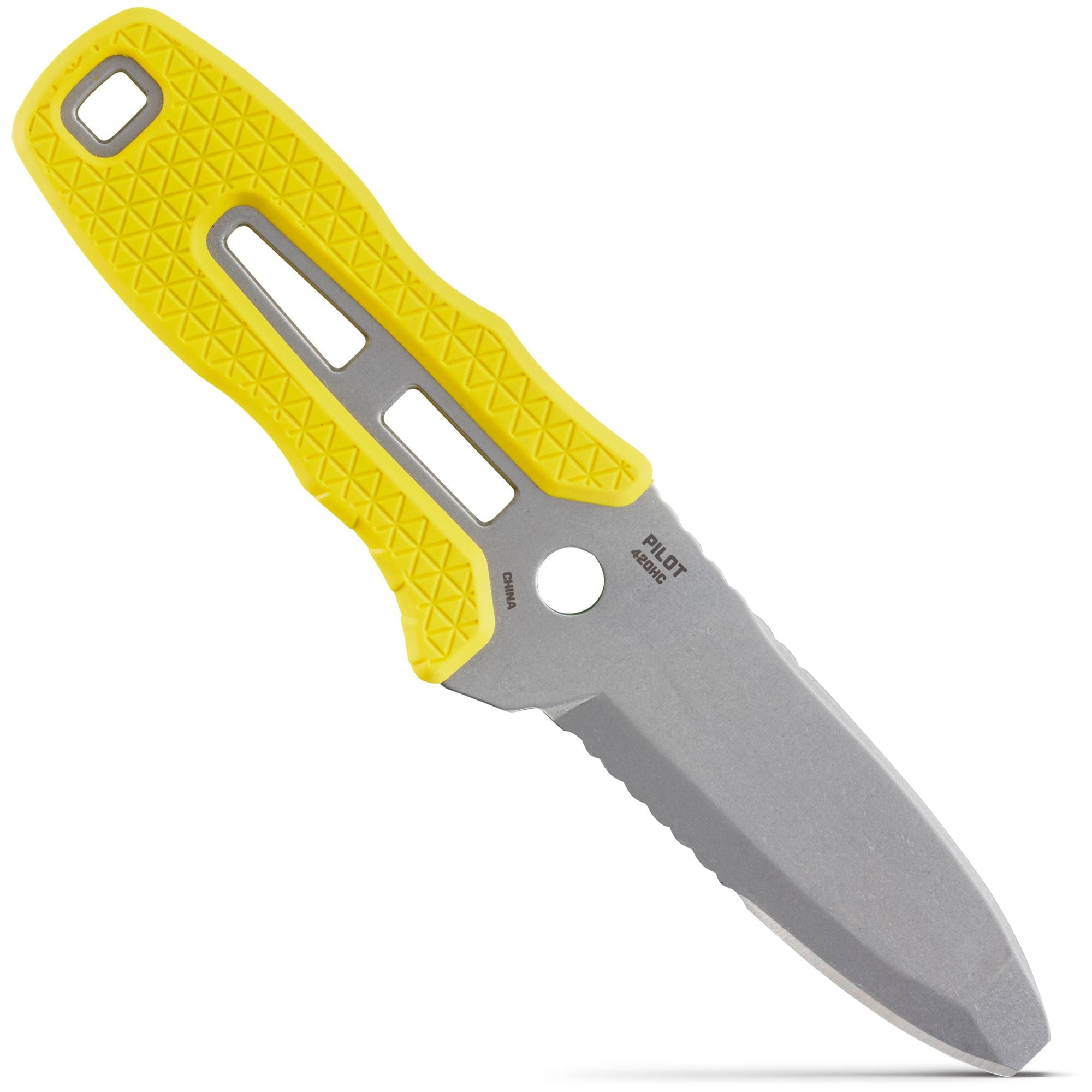 NRS Pilot Knife - Compact Folding Pocket Knife with Stainless Steel Blade for Outdoor, Camping, Hiking & Survival Gear | Perfect for Everyday Carry (EDC), Fishing & Emergency Use
