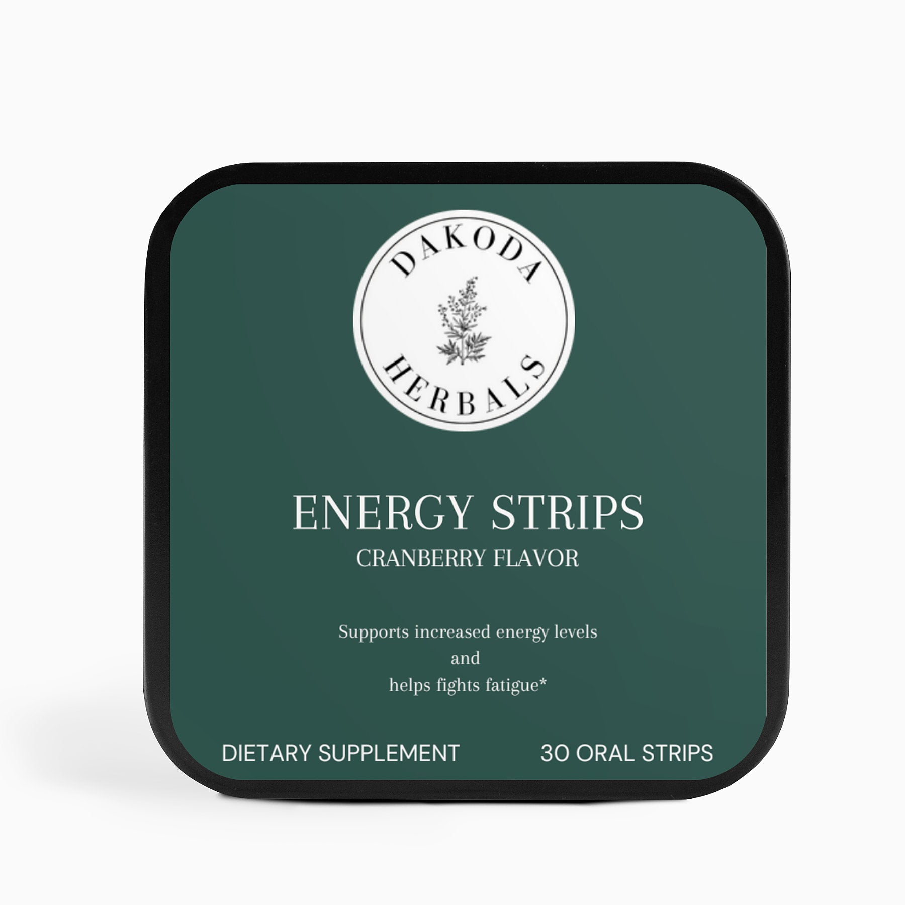 Energy Strips - Cranberry Flavor | Fast-Acting Energy Boost for Workouts, Study & Travel | Sugar-Free & Portable Energy Supplement