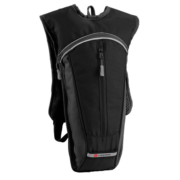 Caribee Hydra 1.5L Hydration Backpack - Lightweight Water Bladder for Hiking, Running & Outdoor Adventures - Black