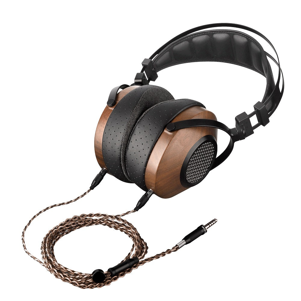 Sivga SV023 Open Back Over Ear Headphones - High-Fidelity Audiophile Headphones with Wooden Ear Cups for Home Studio, Gaming & Music Listening