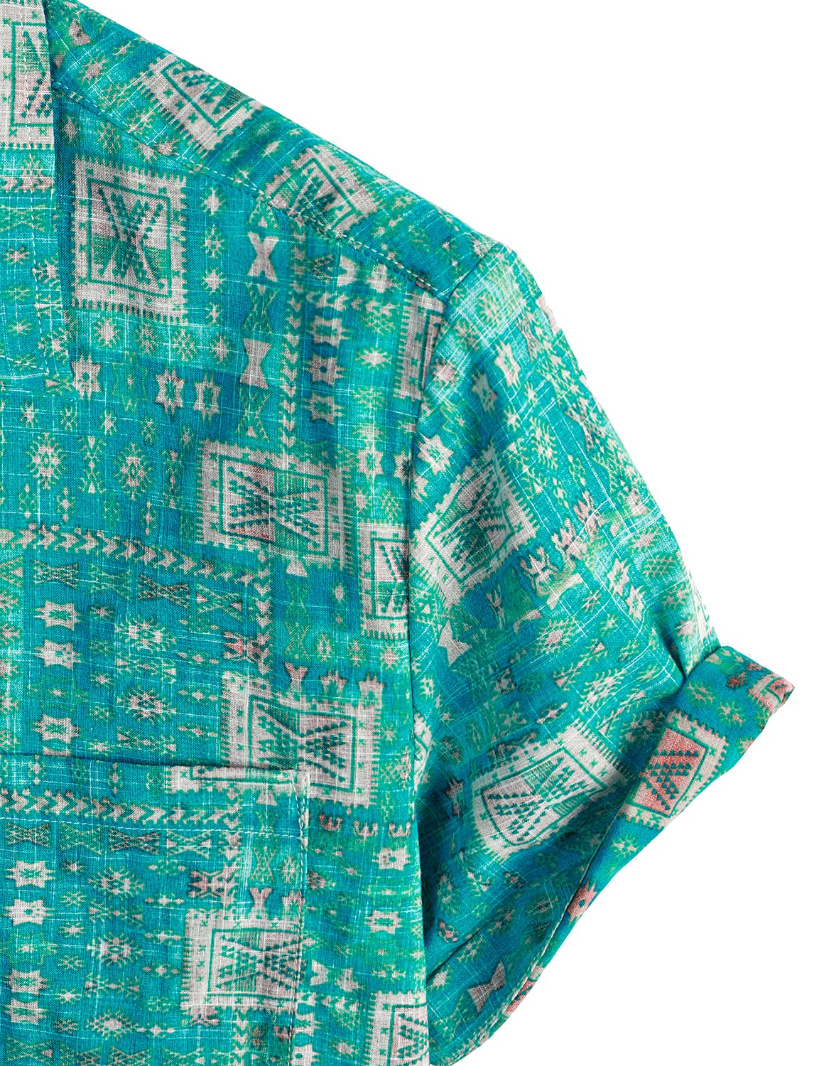 VATPAVE Men's Hawaiian Shirts - Casual Floral Short Sleeve Button Down Shirt with Front Pocket | Tropical Beach Vacation, Summer Party & Outdoor Wear