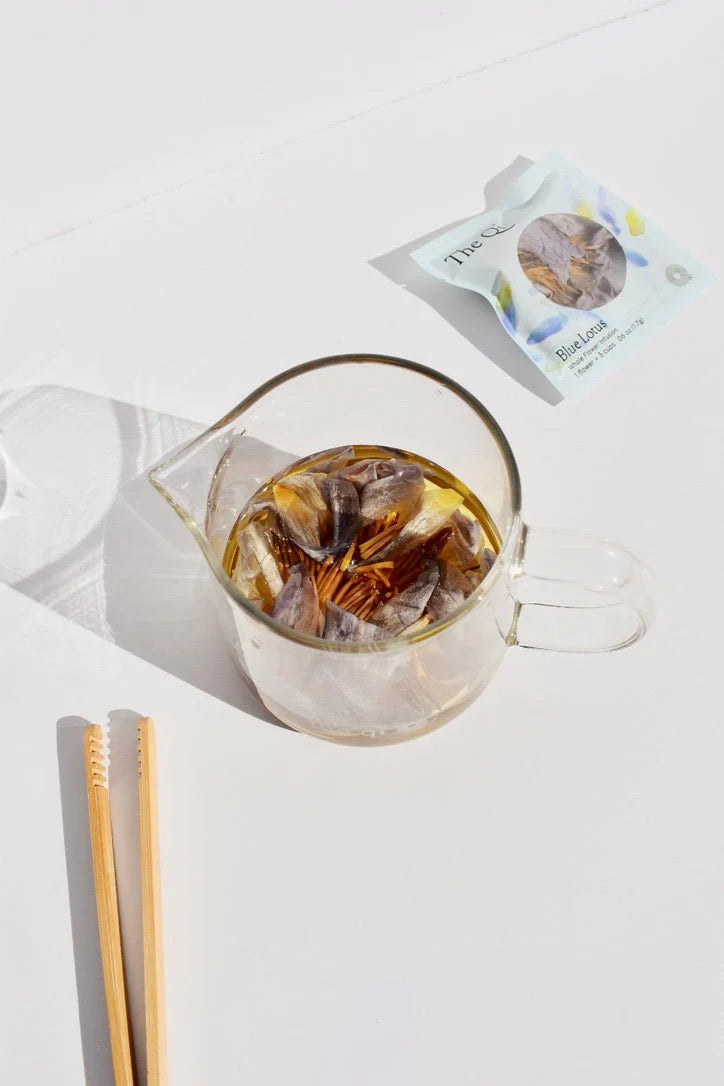 Premium Blue Lotus Flower Tea - Organic Herbal Tea for Relaxation & Stress Relief - Perfect for Meditation, Yoga & Aromatherapy