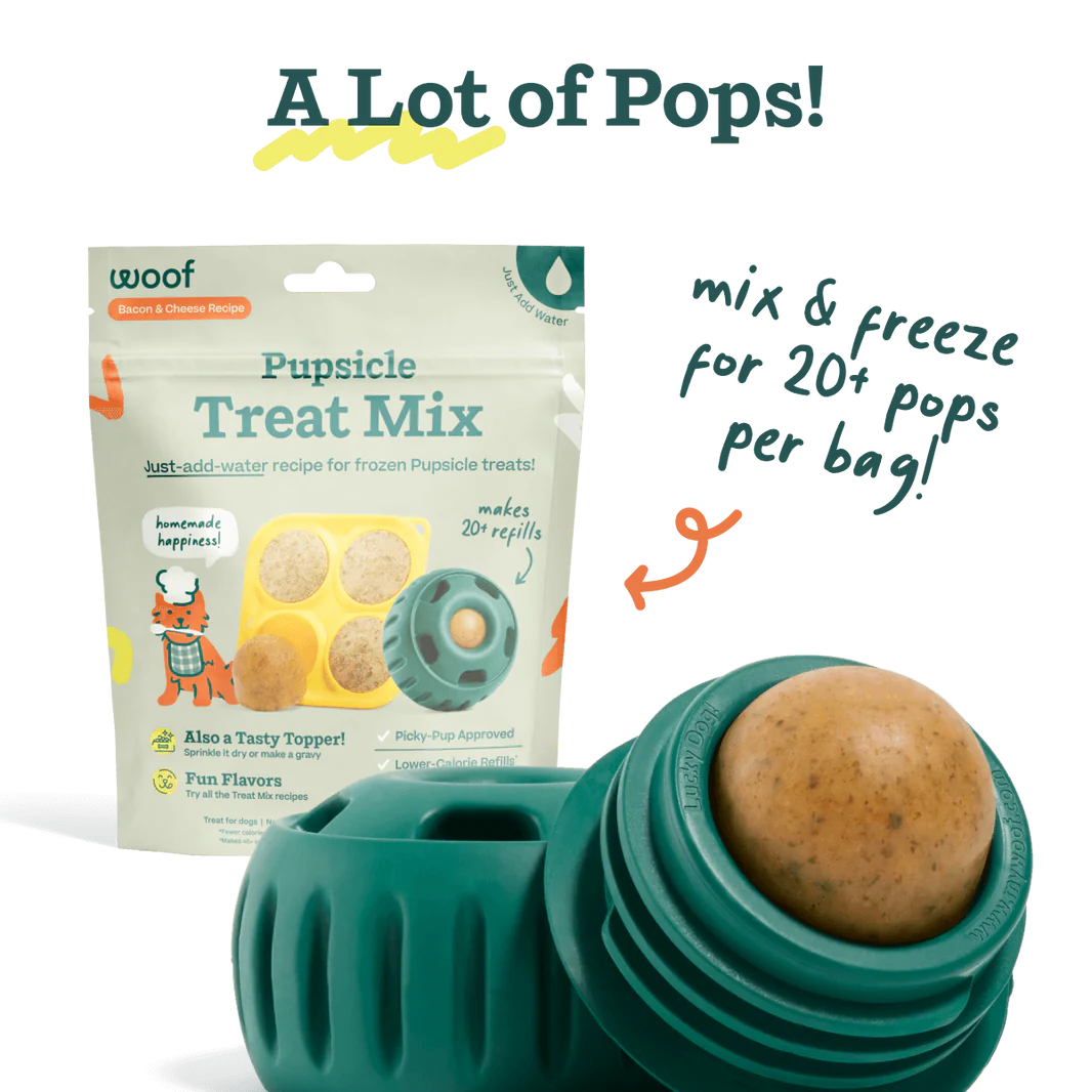 Bacon & Cheese Pupsicle Pops for Dogs - Homemade Frozen Dog Treats | Perfect for Summer Cooling, Training Rewards & Puppy Teething Relief
