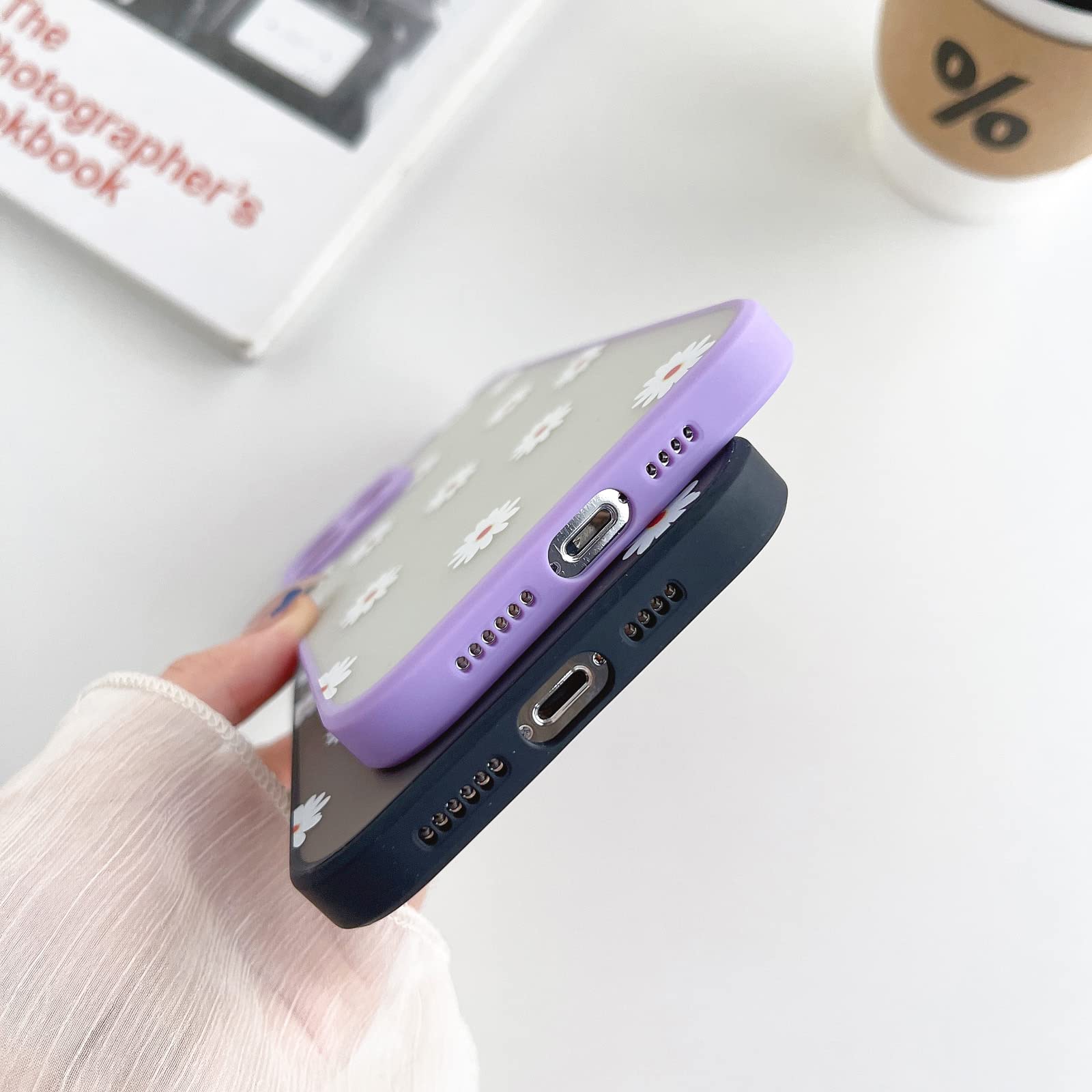 **Cute Daisy Floral iPhone 13 Pro Max Case (6.7