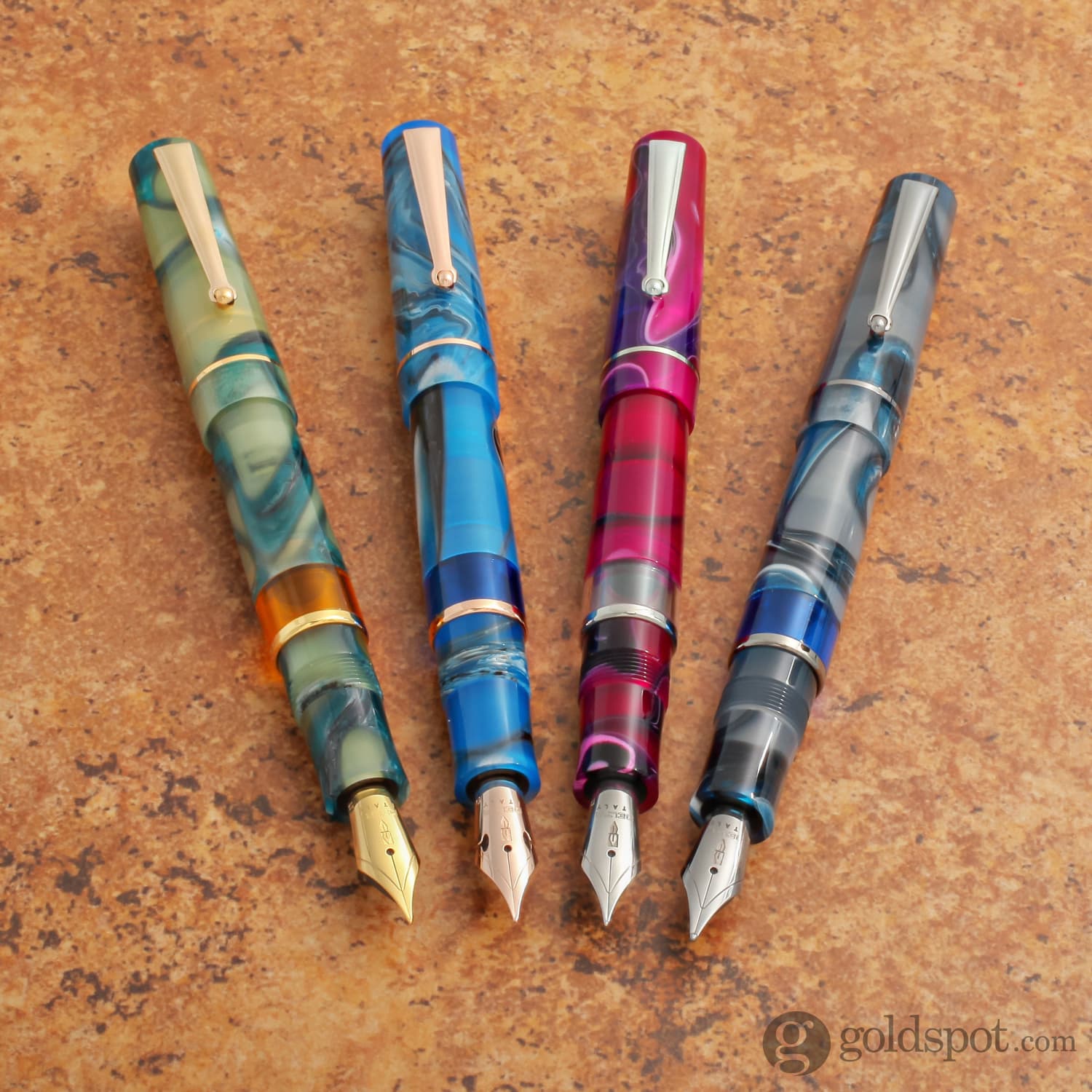 Delta Duna Piston Fountain Pen in Oasis Blue - Premium Writing Instrument for Calligraphy, Journaling & Office Use - Smooth Ink Flow & Comfortable Grip