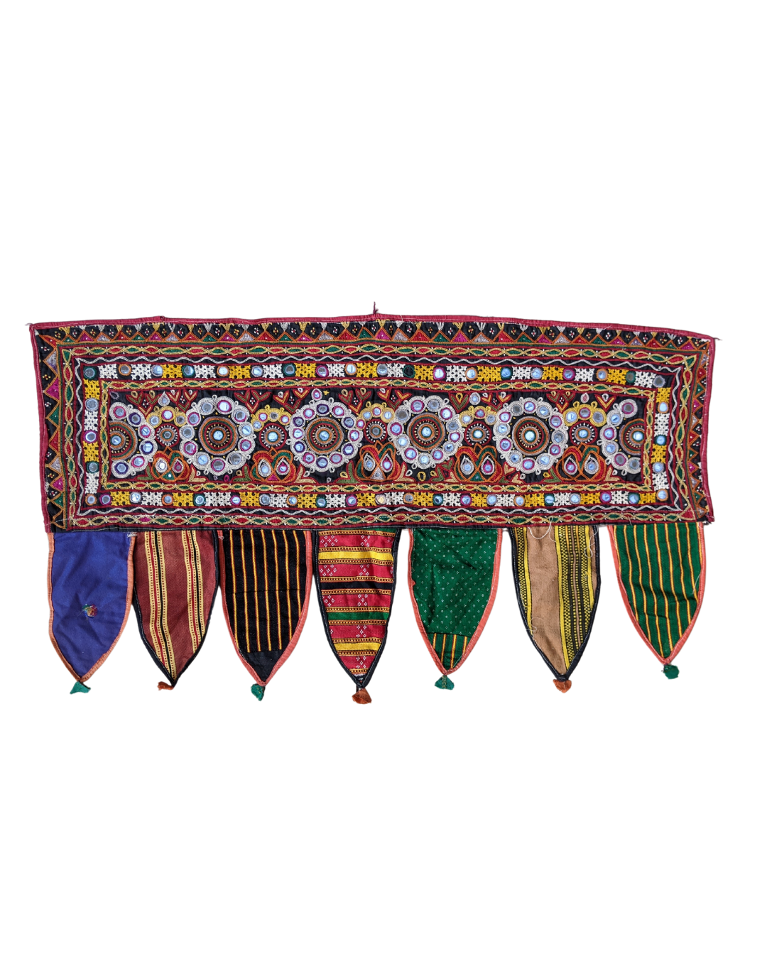 Vintage Banjara Toran from Gujarat - Handmade Indian Door Hanging for Home Decor, Festivals & Weddings