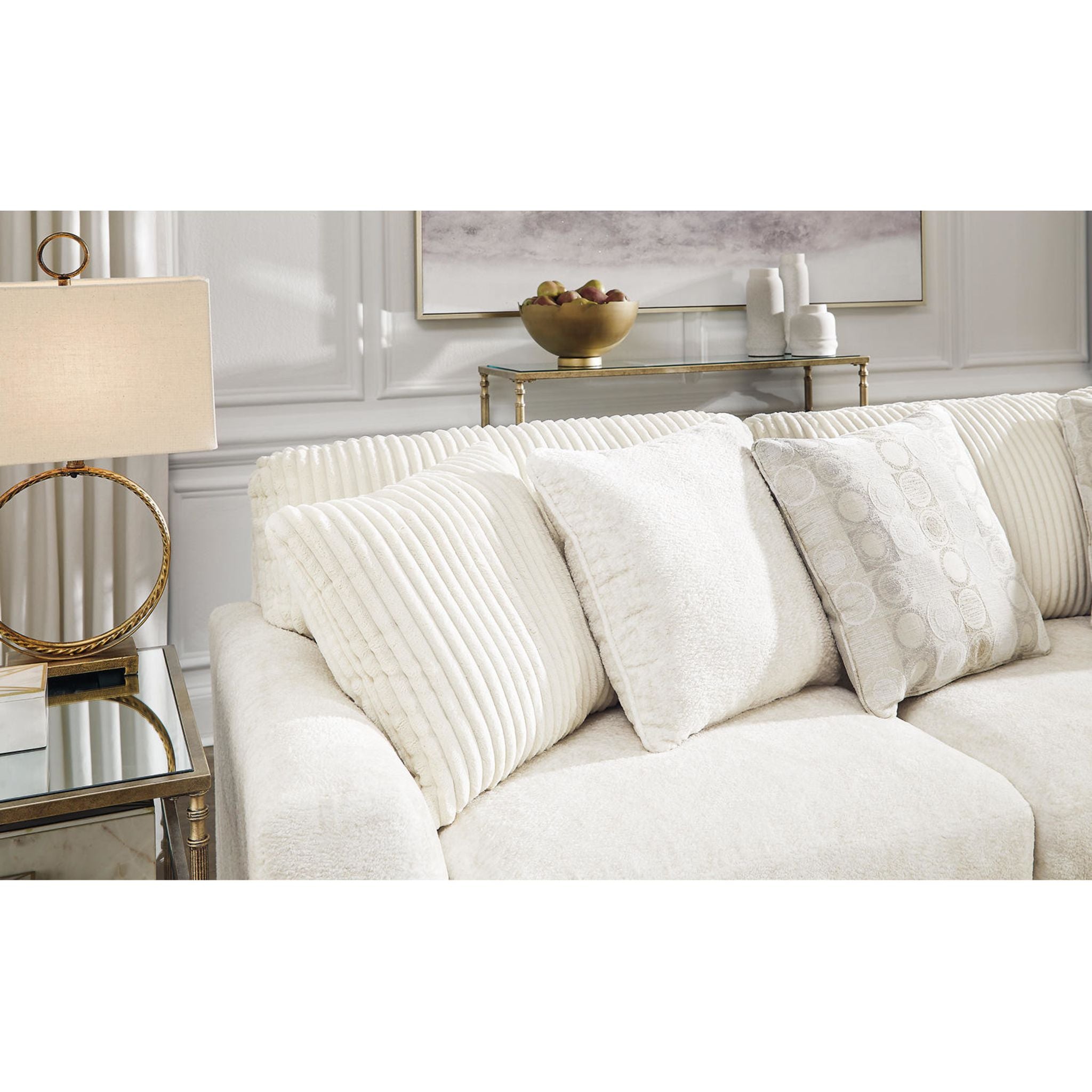 Chessington 4-Piece Sectional Sofa with Chaise Lounge - Modern Living Room Furniture for Small Spaces & Family Gatherings