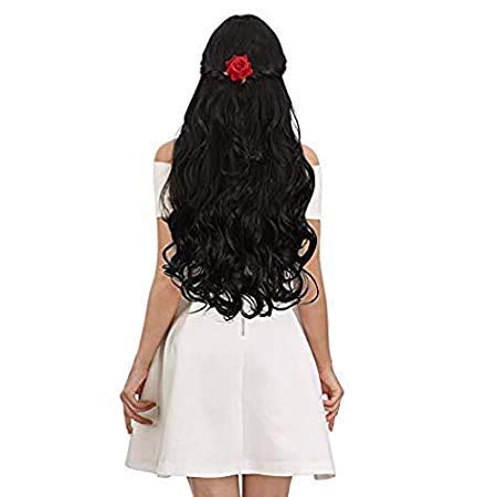 Mane Attraction Natural Black Curly Wavy Hair Extensions & Wigs for Women - Perfect for Cosplay, Weddings, and Everyday Styling