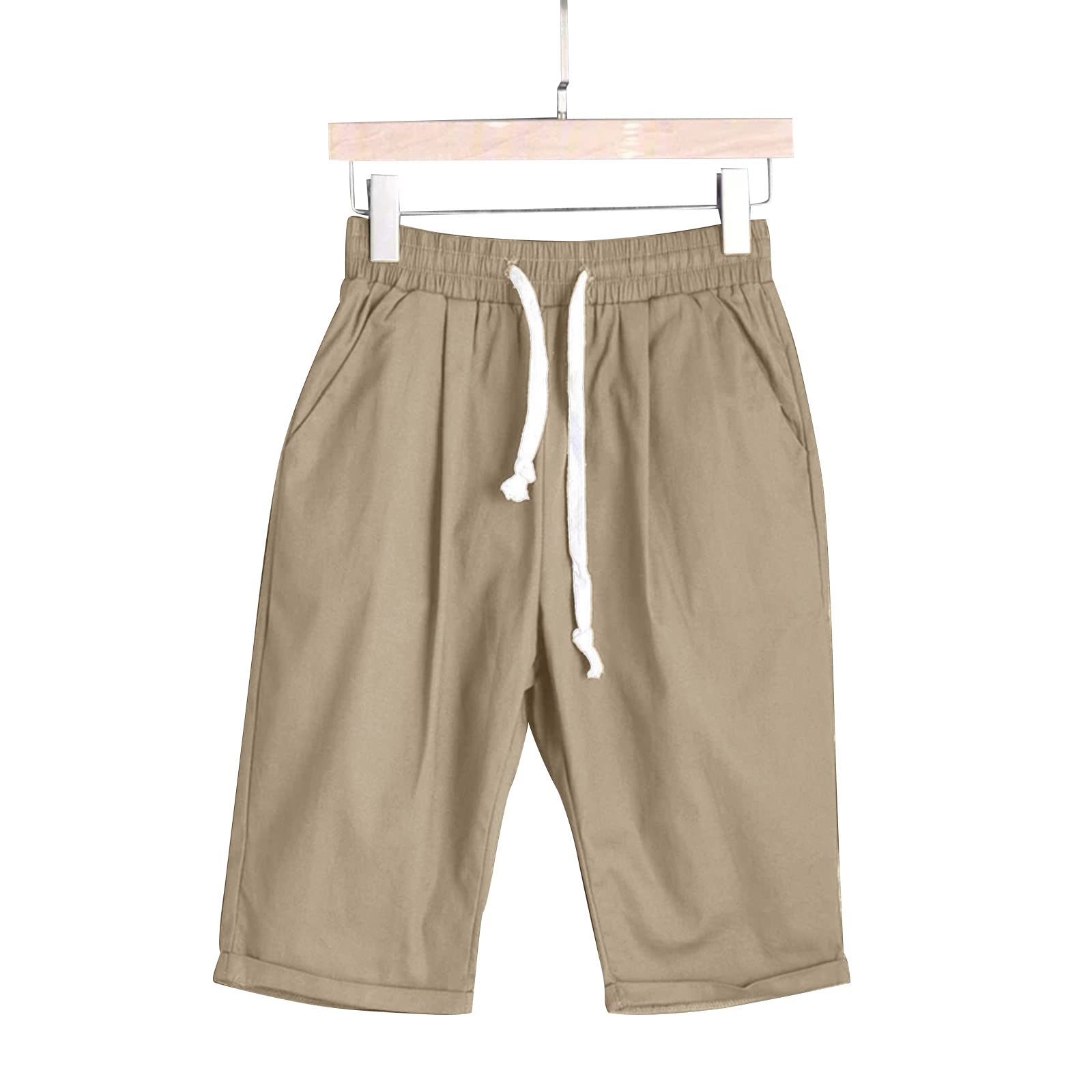 Women's Bermuda Shorts Plus Size - Comfy Summer Beach Shorts with Pockets for Outdoor & Travel