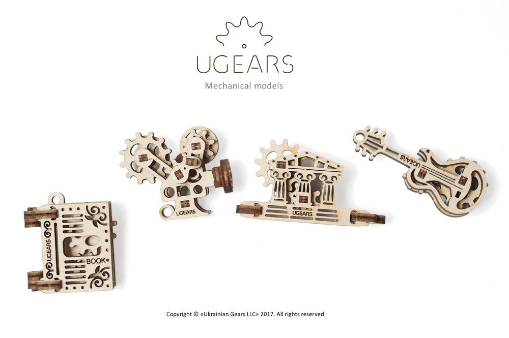 UGears U Fidget Creation - 3D Wooden Puzzle Fidget Toy for Adults & Kids - Stress Relief & Focus Tool - Perfect for Office, Home & Classroom Use