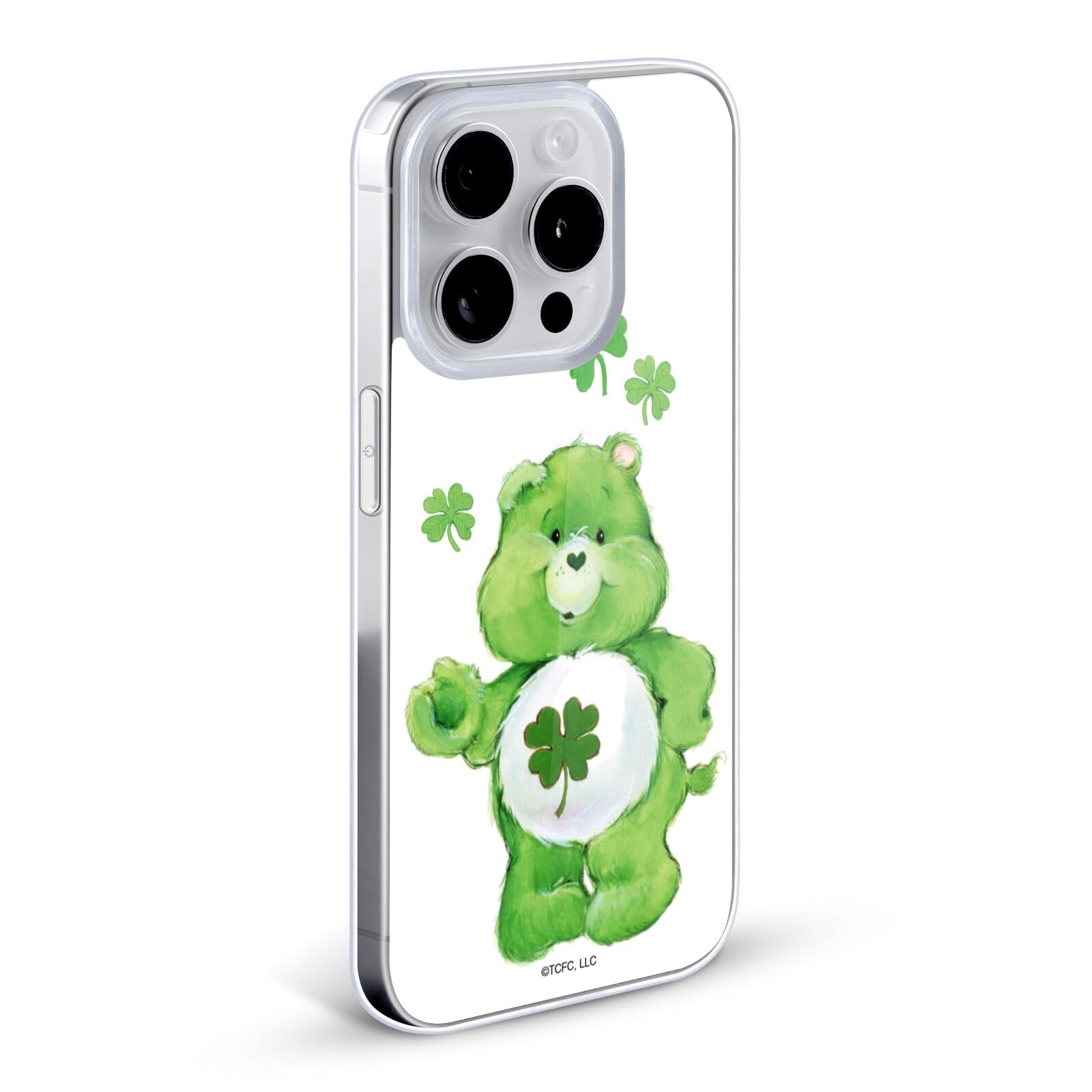 Officially Licensed Care Bears Good Luck Classic Soft Gel Phone Case - Compatible with Apple iPhone 13 Pro Max - Cute Protective Cover for Everyday Use & Gift Giving