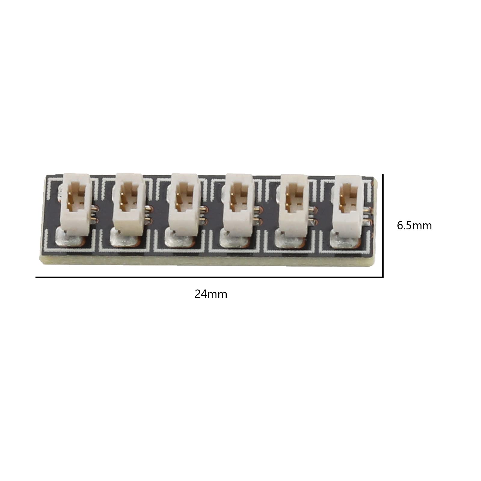 eMagTech 3X 6 Port Expansion Board DIY Kit - Compatible with Lego & Building Blocks for LED Lights, Cables & Power Options (24x6.5mm) - Perfect for STEM Projects, Robotics & Electronic Prototyping