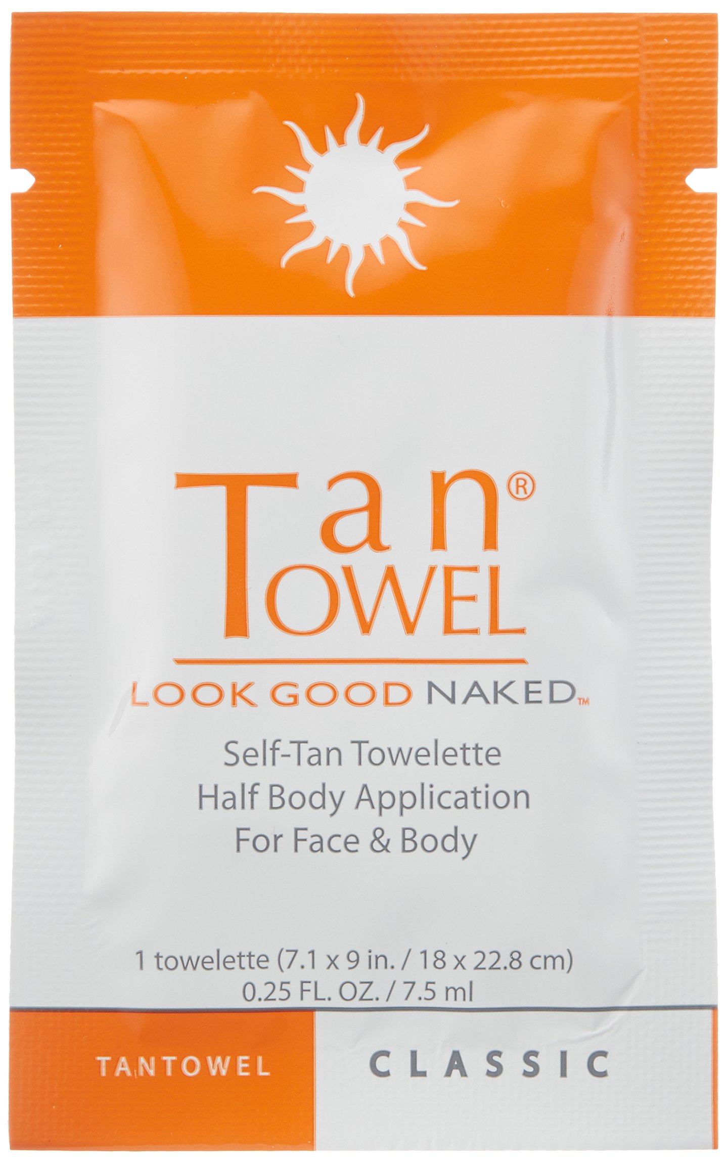 Tan Towel Self Tanning Towelettes for Body - Natural Sunless Tanning Solution for a Streak-Free Glow | Perfect for Pre-Vacation Prep, Special Events & Everyday Radiance