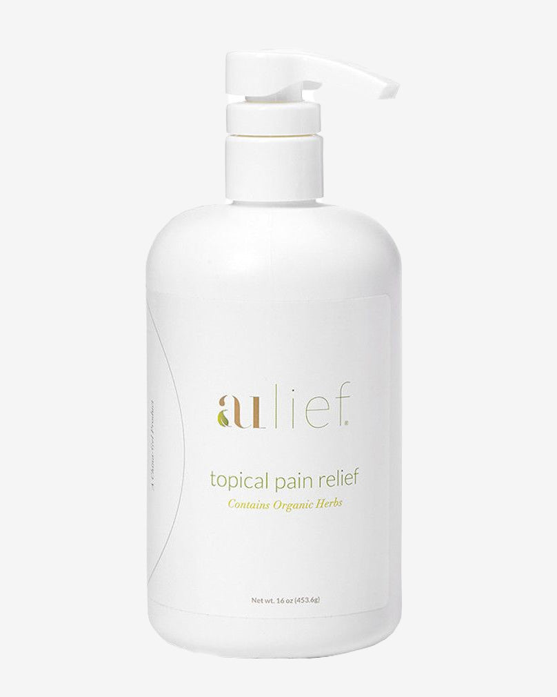 Aulief Gold Topical Pain Relief Cream - 16oz Bottle for Muscle & Joint Pain Relief - Fast-Acting Formula for Arthritis, Back Pain & Sports Injuries