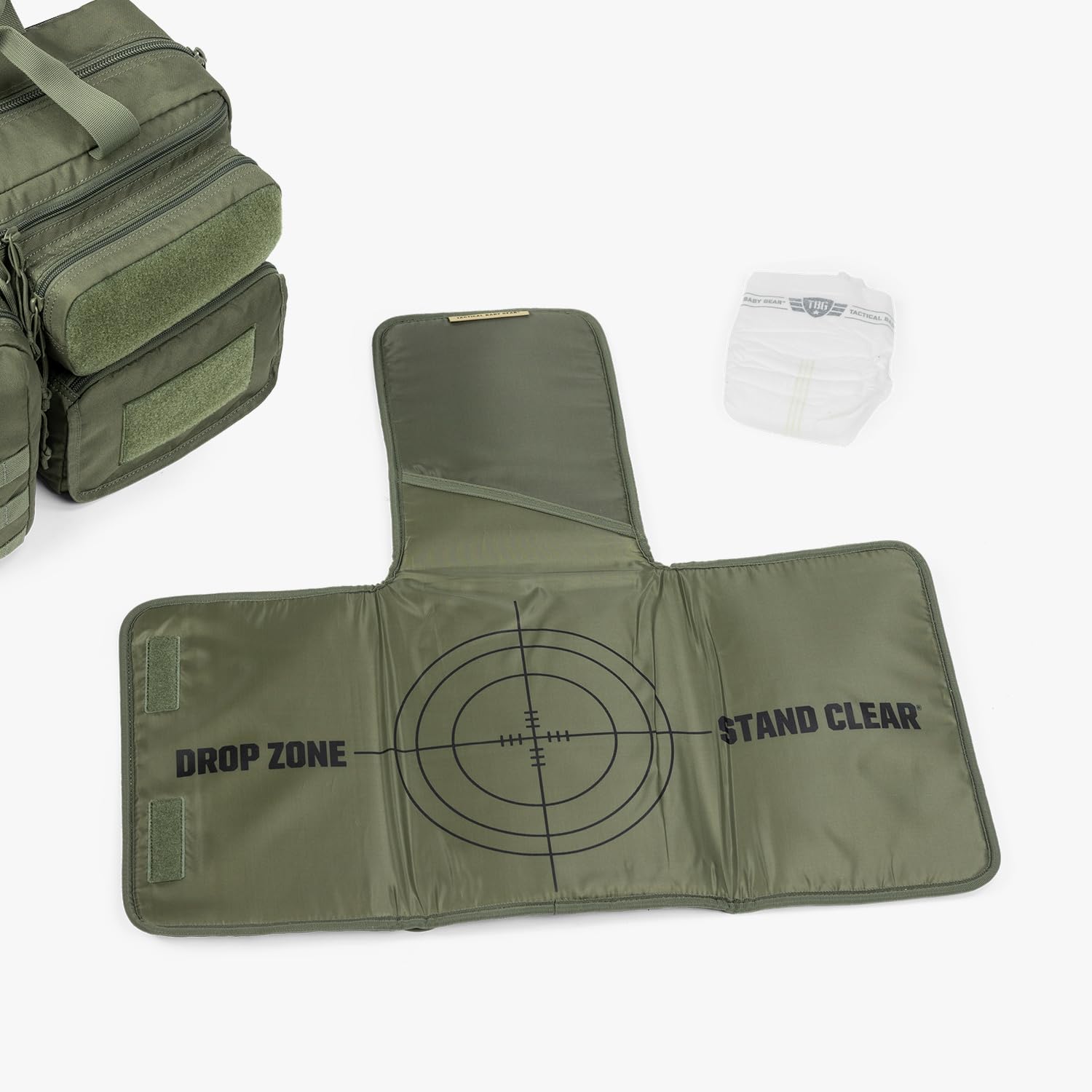 4th Gen Tactical Diaper Bag for Dads - Military Style Baby Carrier with Changing Mat & Stroller Straps | Durable, Spacious & Organized for Outdoor Adventures, Travel & Everyday Use