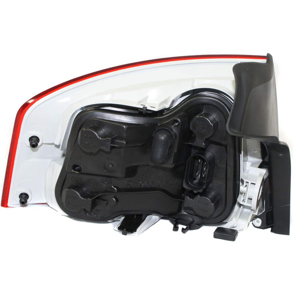 Audi A4 Tail Light Assembly 2005-2008 Passenger Side (Right) - DOT Certified Replacement with Bulbs Included - Compatible with Base Model Sedan 8E5945096A AU2801103 | Perfect for Night Driving & Enhanced Vehicle Safety