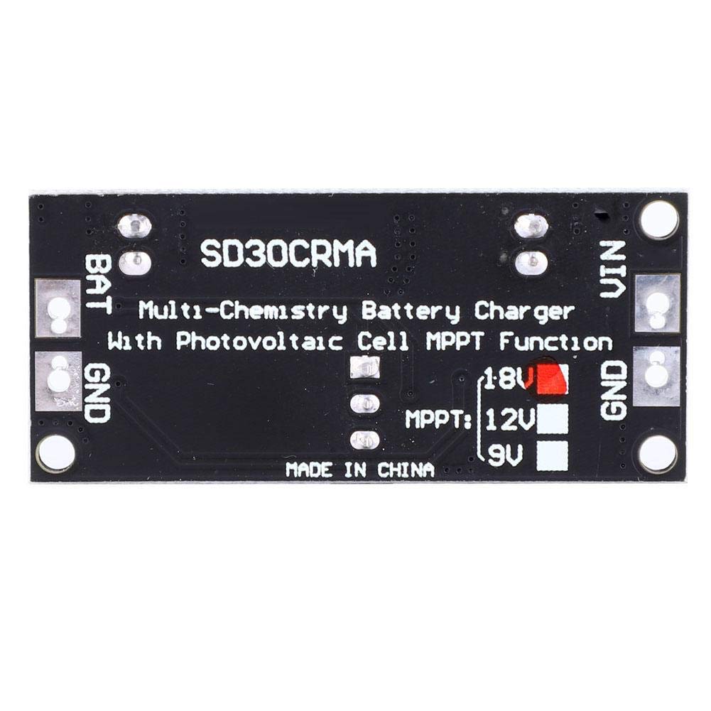 9V/18V MPPT Solar Charger Controller Board for Lithium Battery - 3.7V/7.4V/18V Charging Module with Overcharge Protection - Perfect for Solar Panels, DIY Power Banks, and Portable Charging Stations