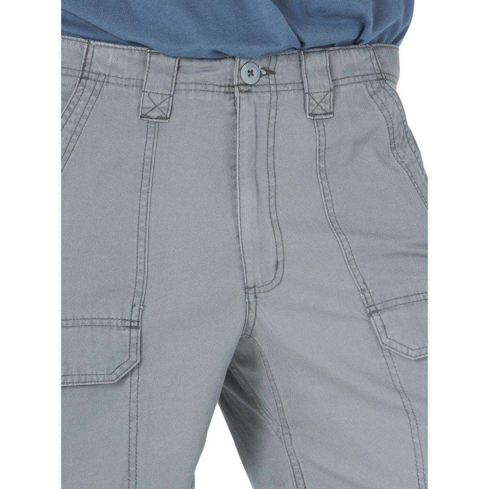 Wrangler Authentics Men's Canvas Utility Hiker Shorts - Durable Outdoor Hiking & Work Shorts for Men - Perfect for Camping, Hiking & Casual Wear