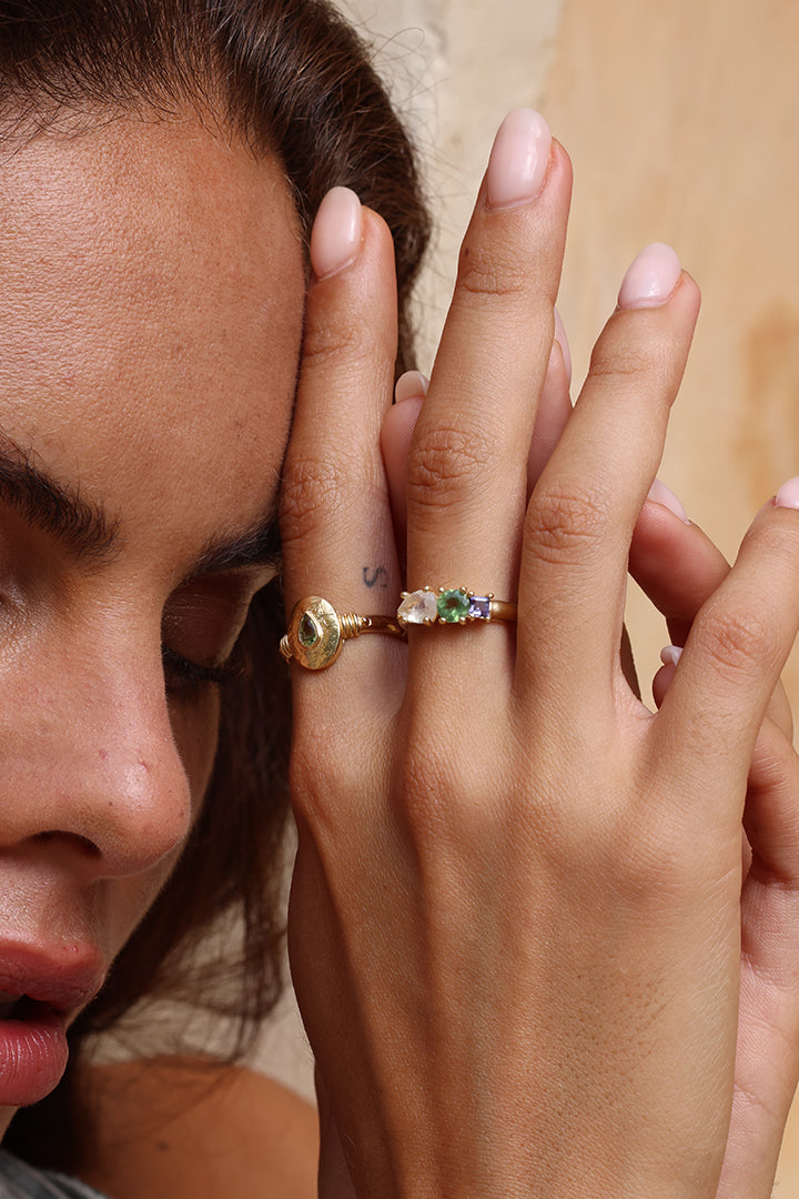 Vintage Dixie Style Gold Ring for Women - Elegant Southern Jewelry - Perfect for Weddings, Parties & Everyday Wear