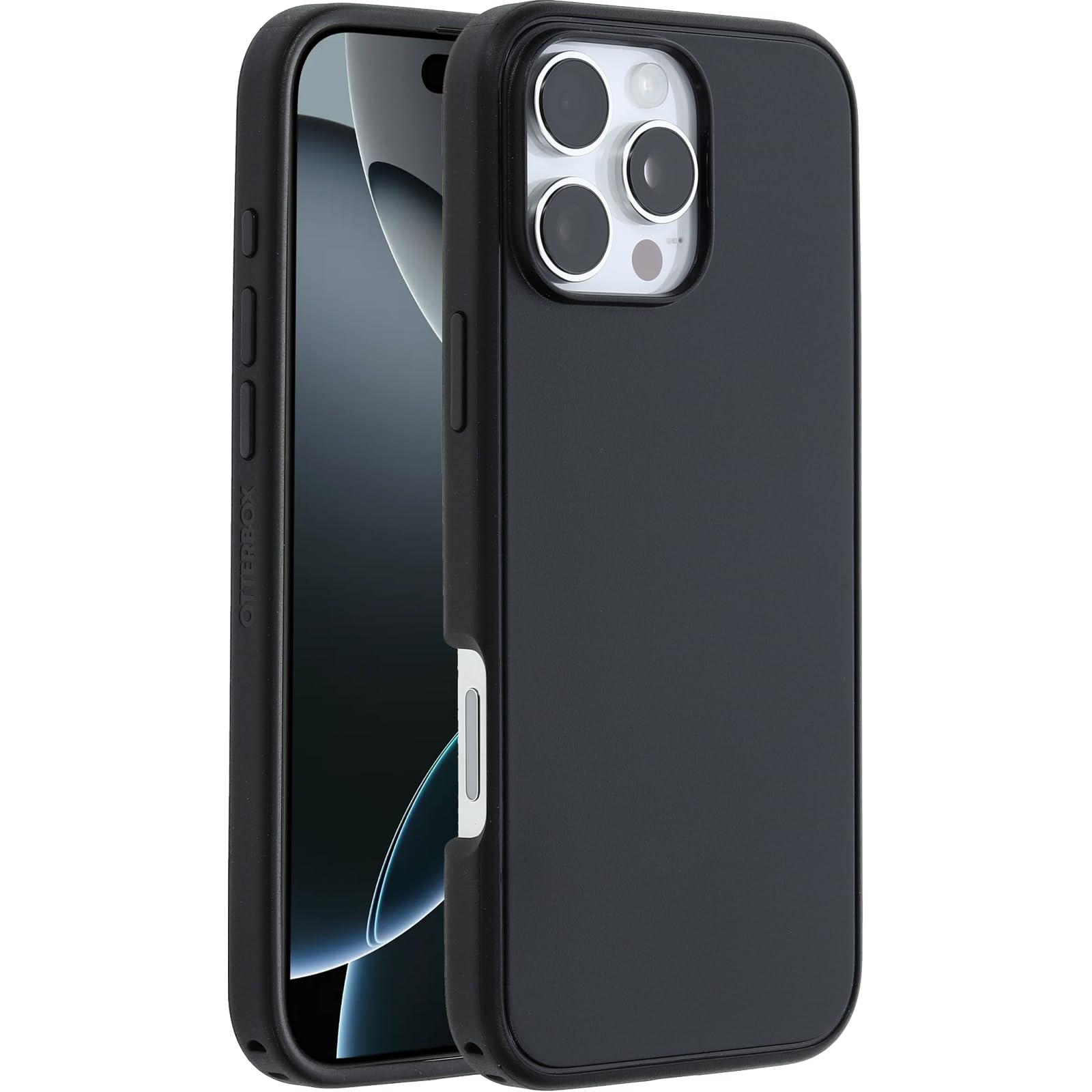 OtterBox iPhone 16 Pro Max Symmetry Series Protective Case - Slim & Durable Phone Cover for iPhone 16 Pro Max (Black) | Shockproof, Drop Protection for Everyday Use