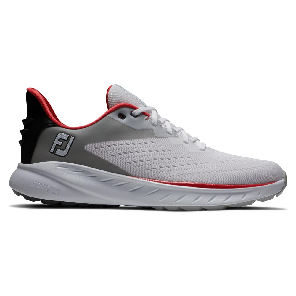 Men's Flex XP Golf Shoes - Lightweight & Waterproof Spiked Golf Shoes for Men - Comfortable Walking & Running Golf Sneakers for Course & Outdoor Sports