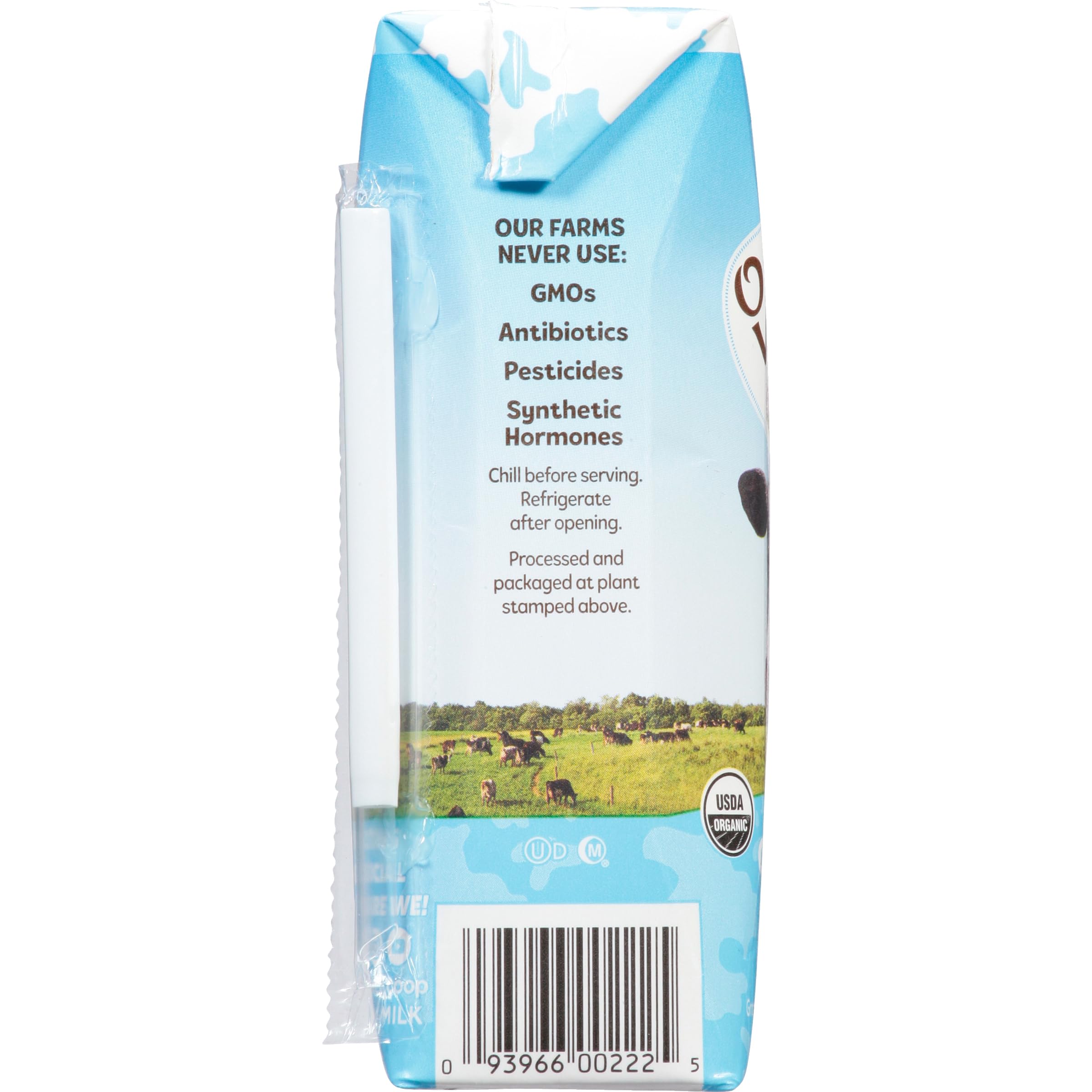 Organic Valley 1% Shelf-Stable Milk Boxes - 8 Fl Oz (Pack of 24) | Healthy Low-Fat Milk for Kids Lunchboxes, School Snacks & On-the-Go Nutrition