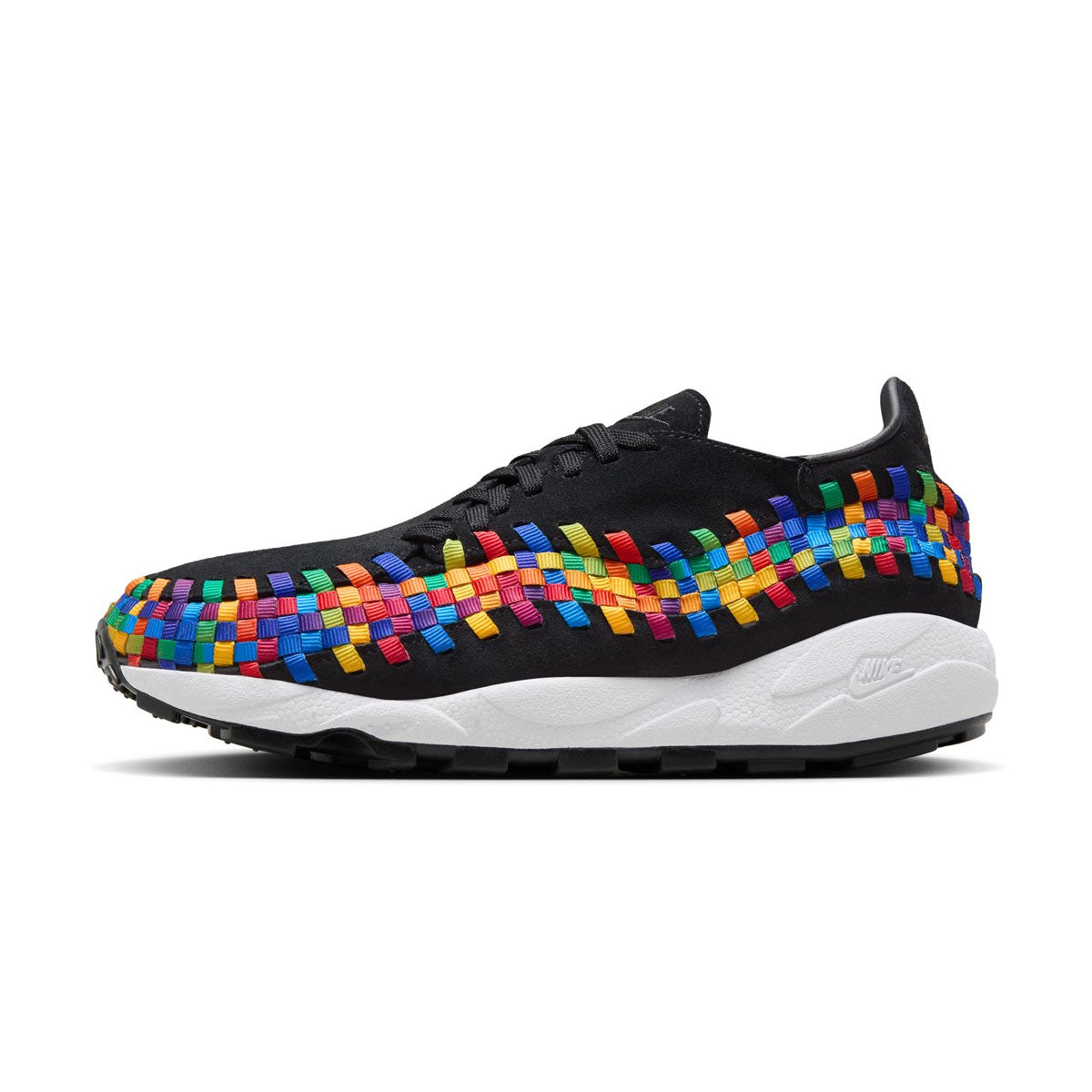 Footscape Woven Rainbow Sneakers - Lightweight Breathable Running Shoes for Men & Women | Perfect for Jogging, Gym Workouts & Casual Streetwear Fashion