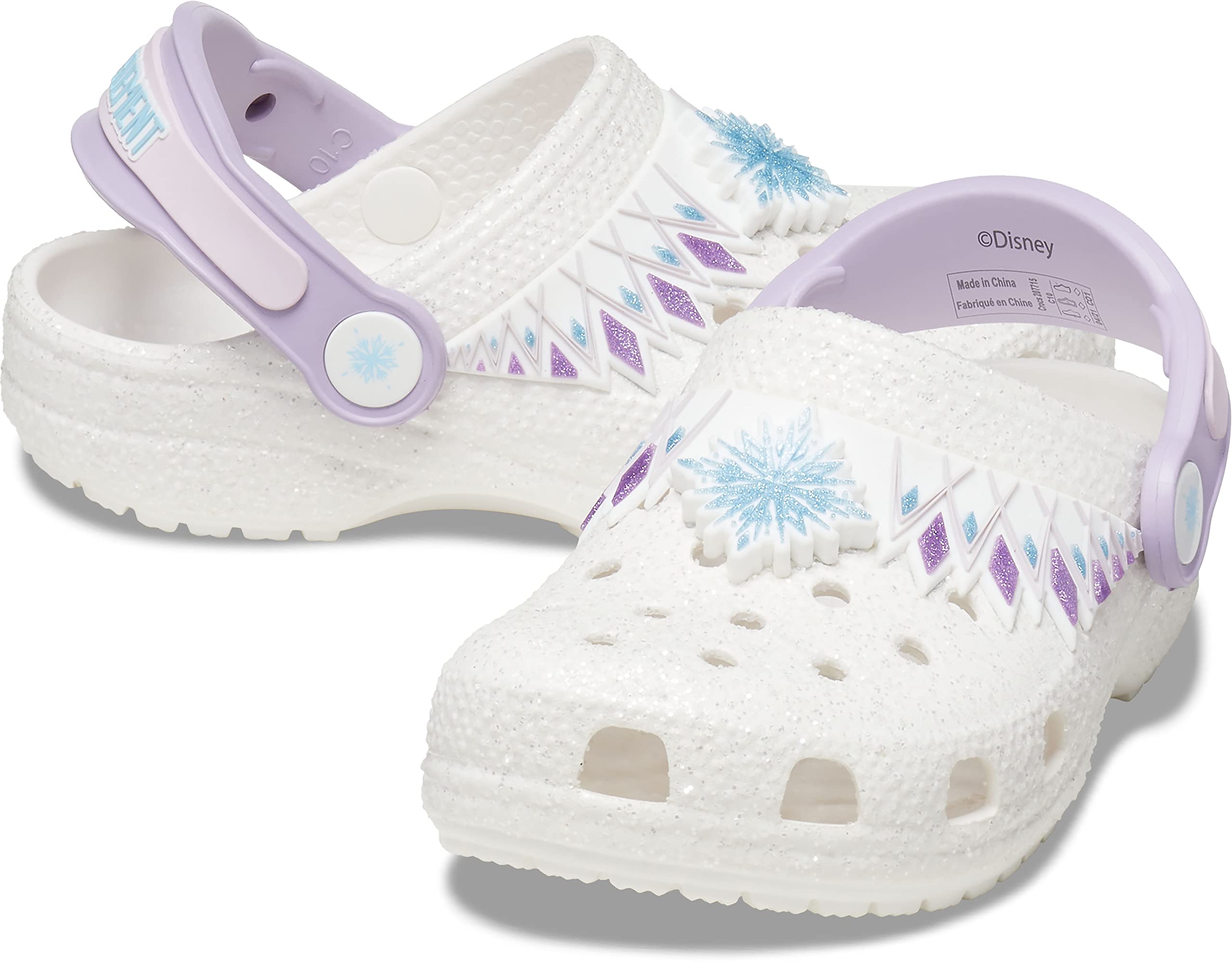 Crocs Unisex-Child Disney Frozen II Clog | Lightweight Comfortable Kids Water Shoes | Perfect for Pool, Beach & Outdoor Play