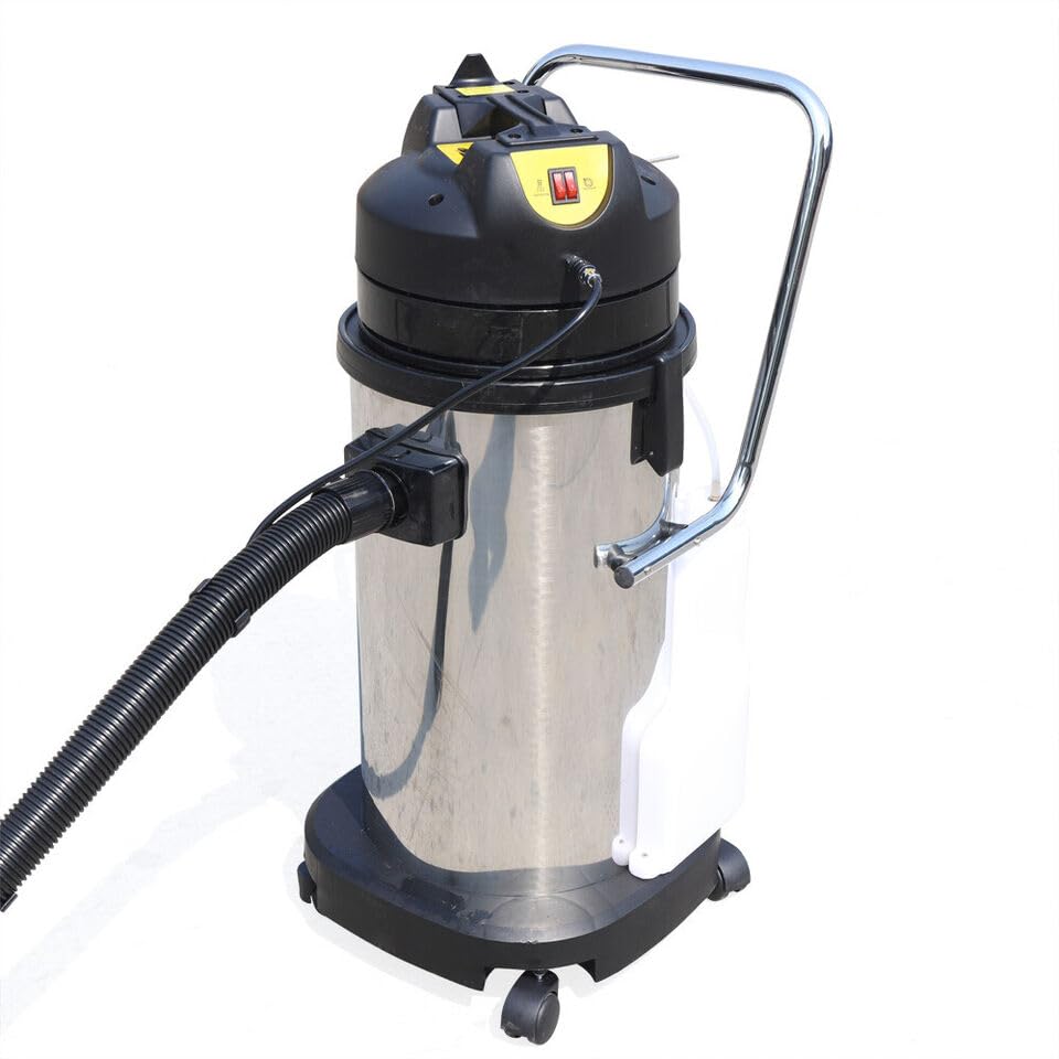 Commercial 3-in-1 Carpet Cleaning Machine with Extractor & Vacuum - 110V 1034W Portable Carpet Cleaner (40L/11gal) for Sofa, Curtain & Home Use - Circulating Air Cooling System for Professional Deep Cleaning