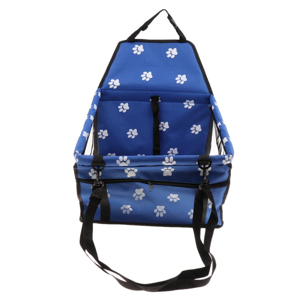 Enakshi Foldable Waterproof Pet Dog Booster Car Seat - Travel Safety Carrier for Small & Medium Dogs | Perfect for Road Trips, Vet Visits & Daily Commutes | Blue Pet Supplies & Accessories