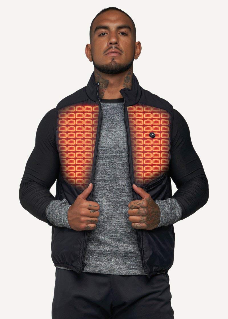 PRO 5V Heated Unisex Vest - Windproof & Water-Resistant Winter Jacket for Men & Women | Electric Warming Vest for Skiing, Fishing, Camping & Outdoor Activities in Cold Weather | Perfect for Hiking, Hunting & Daily Winter Wear