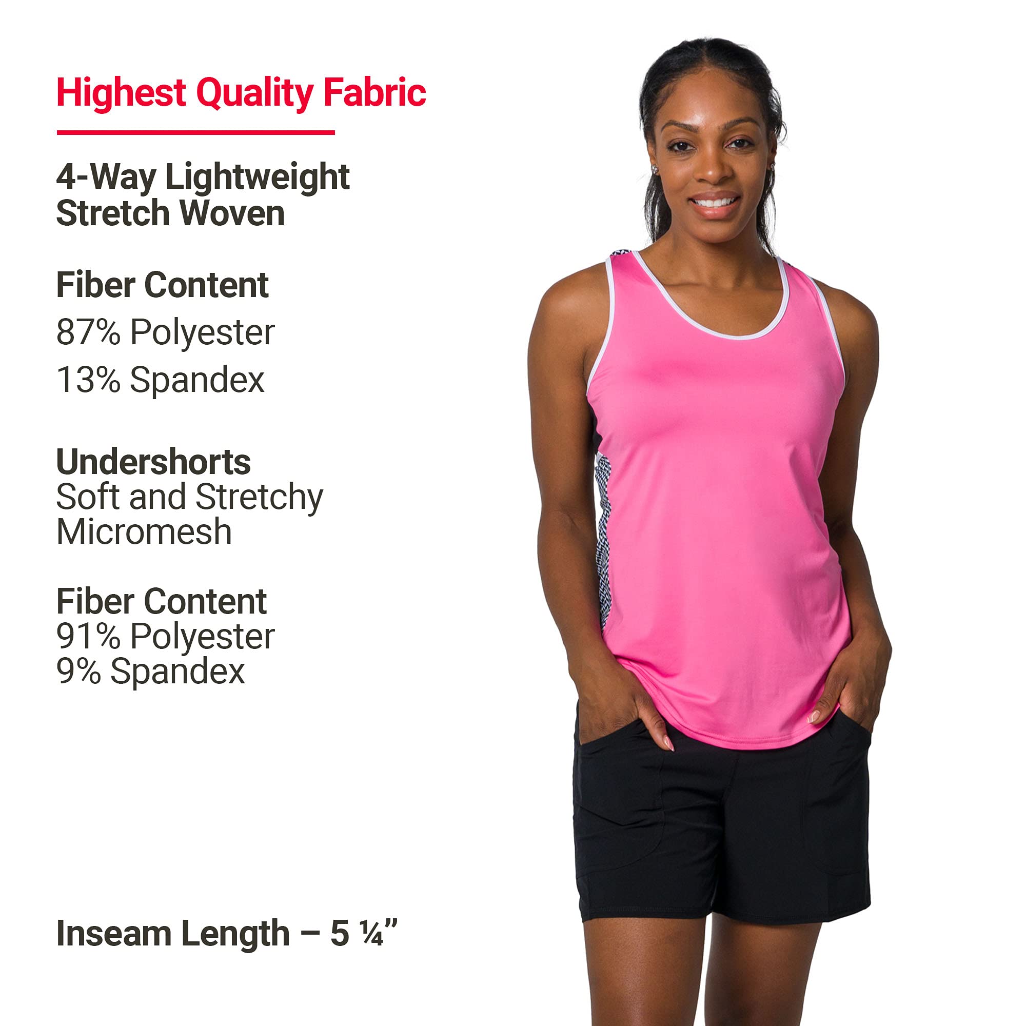 Jofit Women's Athletic Pull-On Shorts - Breathable Golf Shorts for Workout, Running & Casual Wear | Perfect for Gym, Yoga & Outdoor Activities