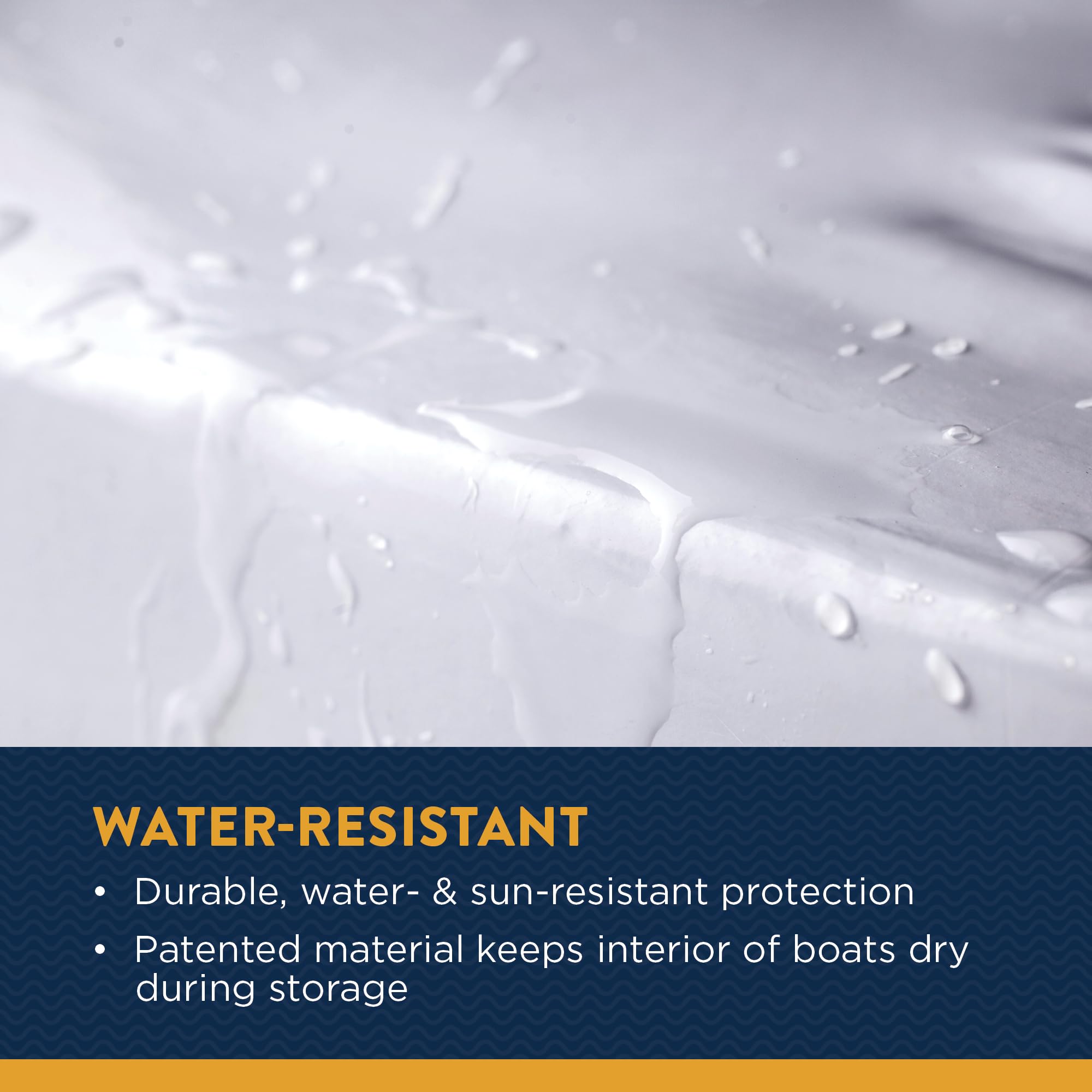 **Transhield Heavy Duty 24' Pontoon Boat Cover - Waterproof, Reusable Storage Cover with Perimeter Rope & Straps - Perfect for Outdoor Boat Protection & Winter Storage**