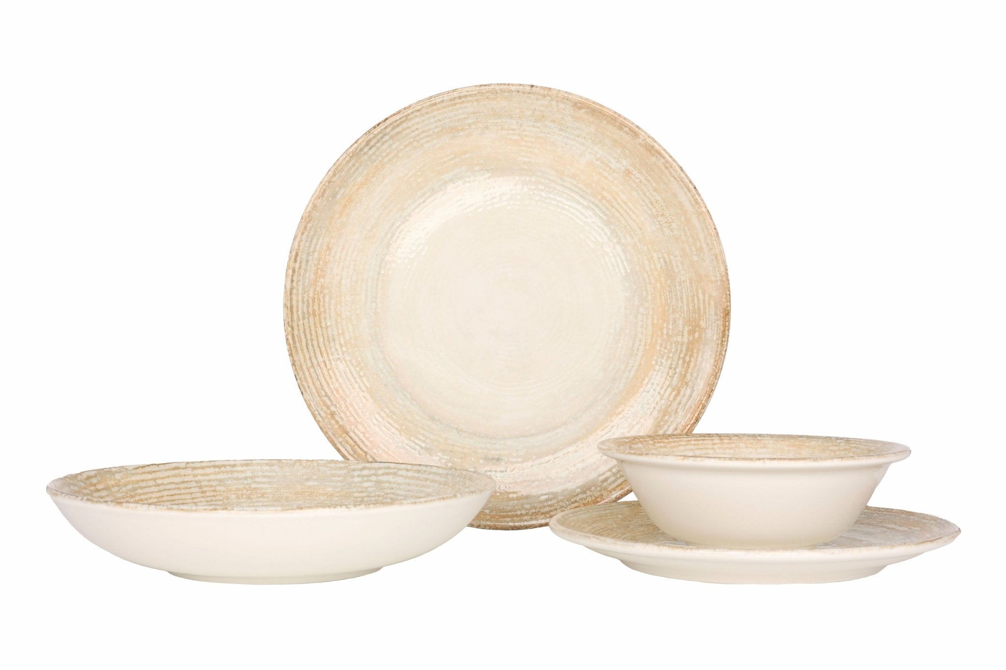 Premium Patera 24-Piece Dinnerware Set - Elegant Porcelain Plates, Bowls & Mugs for Everyday Dining & Entertaining - Perfect for Family Meals, Dinner Parties & Restaurant Use