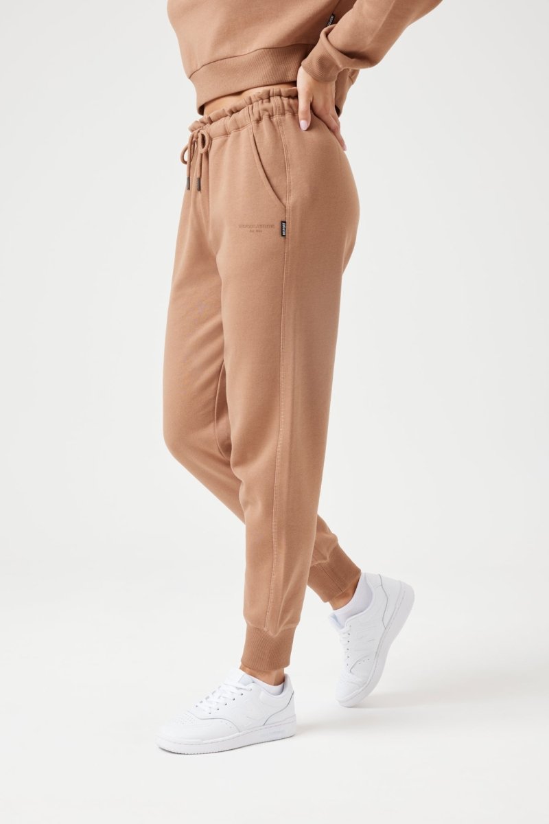 INSPORT Women's High Waisted Tobacco Track Pants - Comfortable Workout & Lounge Pants for Yoga, Running & Casual Wear