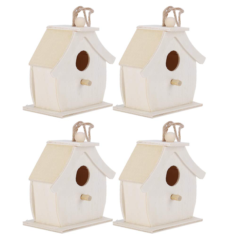 Premium Platane Wood Bird Cage - Durable & Moisture-Resistant Bird House for Swallows | Perfect for Outdoor Garden, Patio & Nature-Inspired Home Decor