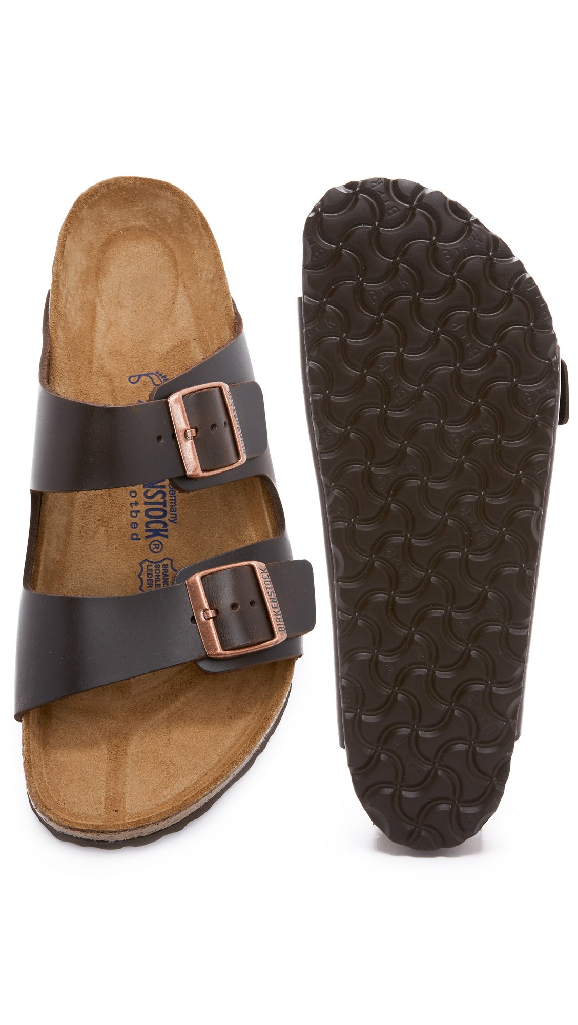 Birkenstock Women's Arizona Soft Footbed Sandals - Comfortable & Supportive Gray Suede Leather Slides for Casual Wear, Walking & Outdoor Activities