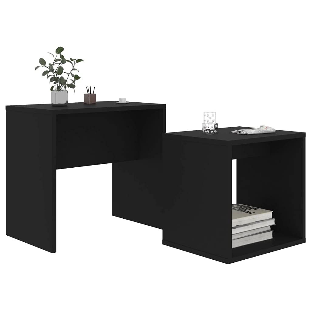Modern Wooden Coffee Table Set - 18.9