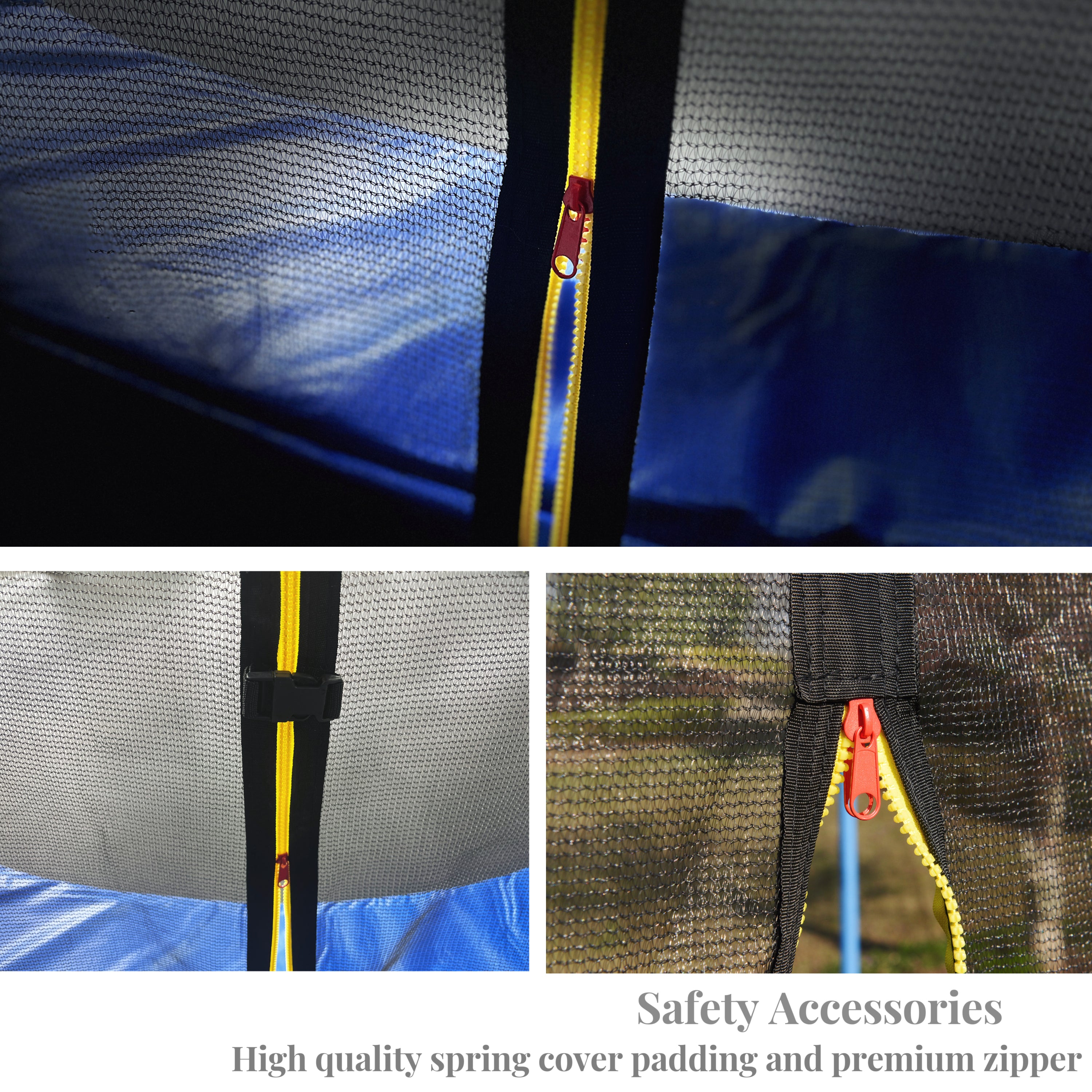 12 FT Outdoor Trampoline with Safety Enclosure & Basketball Hoop - Perfect for Backyard Fun, Kids Play, and Family Fitness Activities
