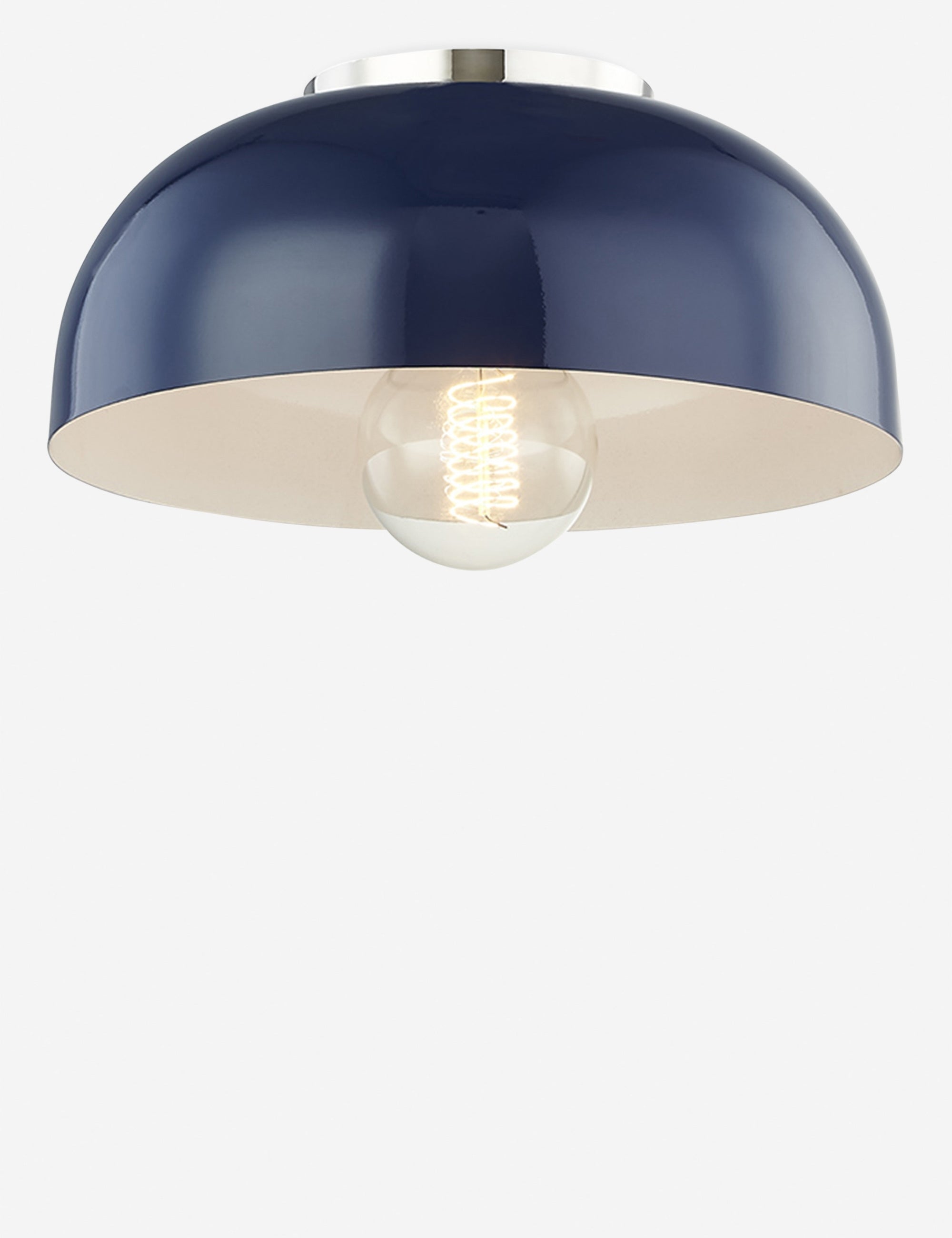 Semi Flush Mount Ceiling Light - Modern LED Fixture for Bedroom, Kitchen, Hallway & Dining Room Lighting