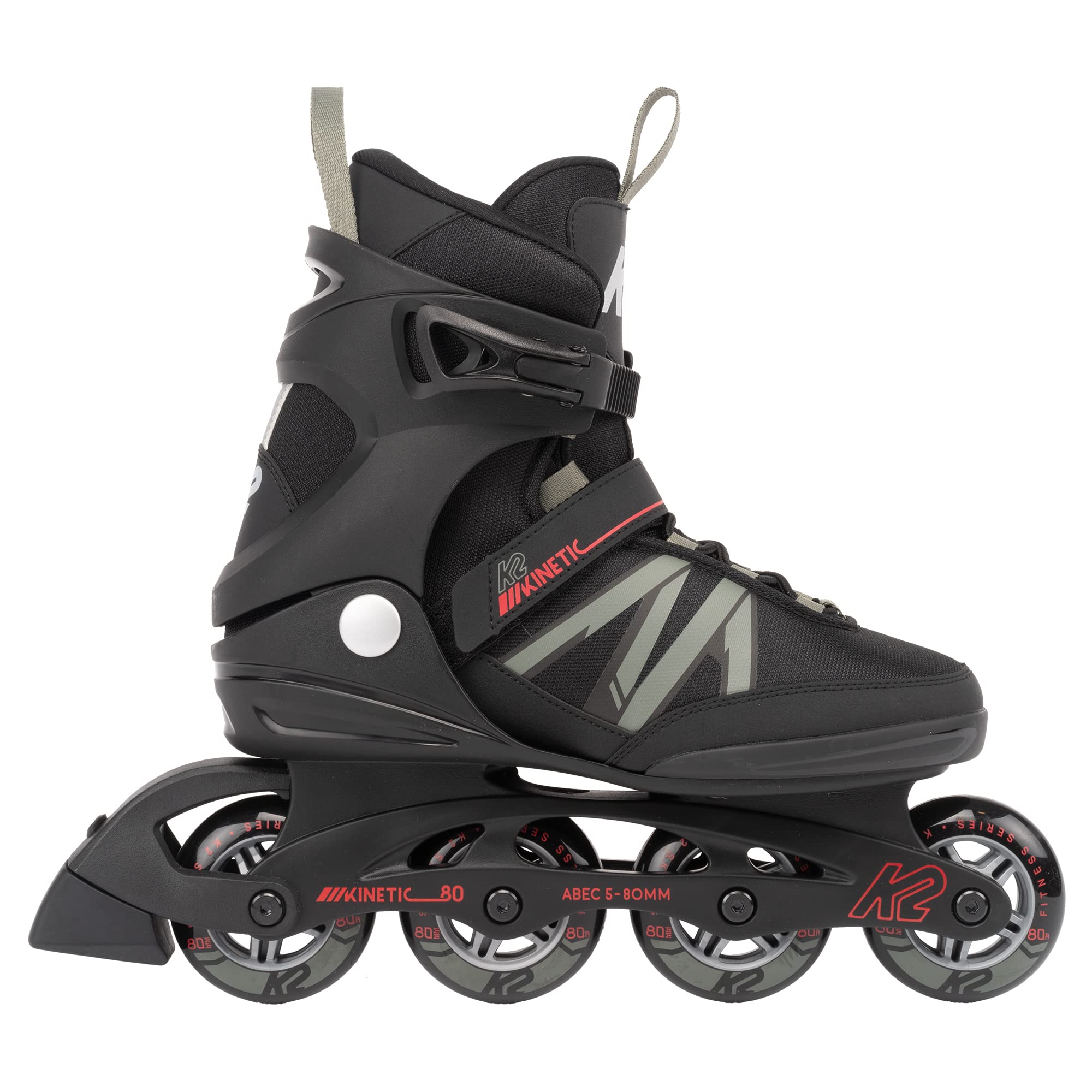 K2 Kinetic 80 Men's Inline Skates - High Performance Rollerblades for Fitness, Speed & Urban Skating - Perfect for Outdoor Exercise & Commuting