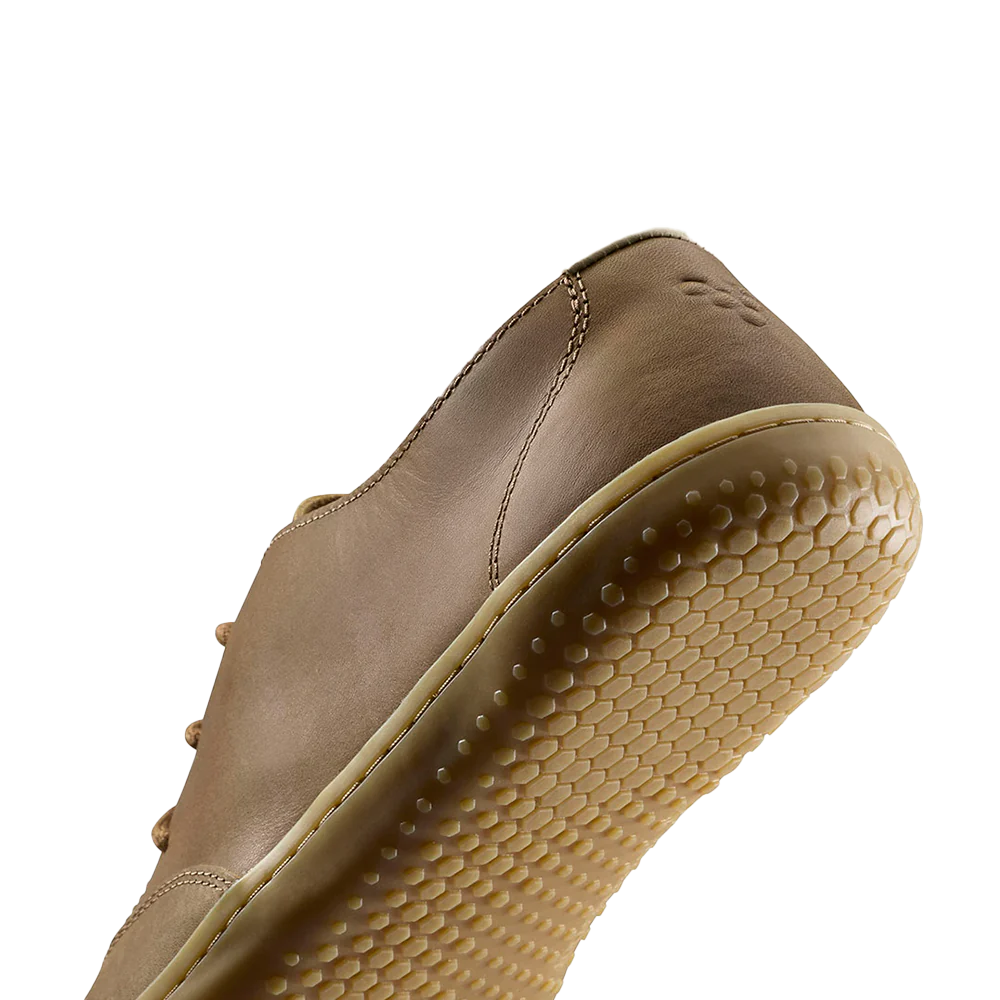 Vivobarefoot Ra IV Men's Tan Leather Barefoot Shoes - Minimalist, Lightweight & Comfortable for Walking, Hiking & Everyday Wear