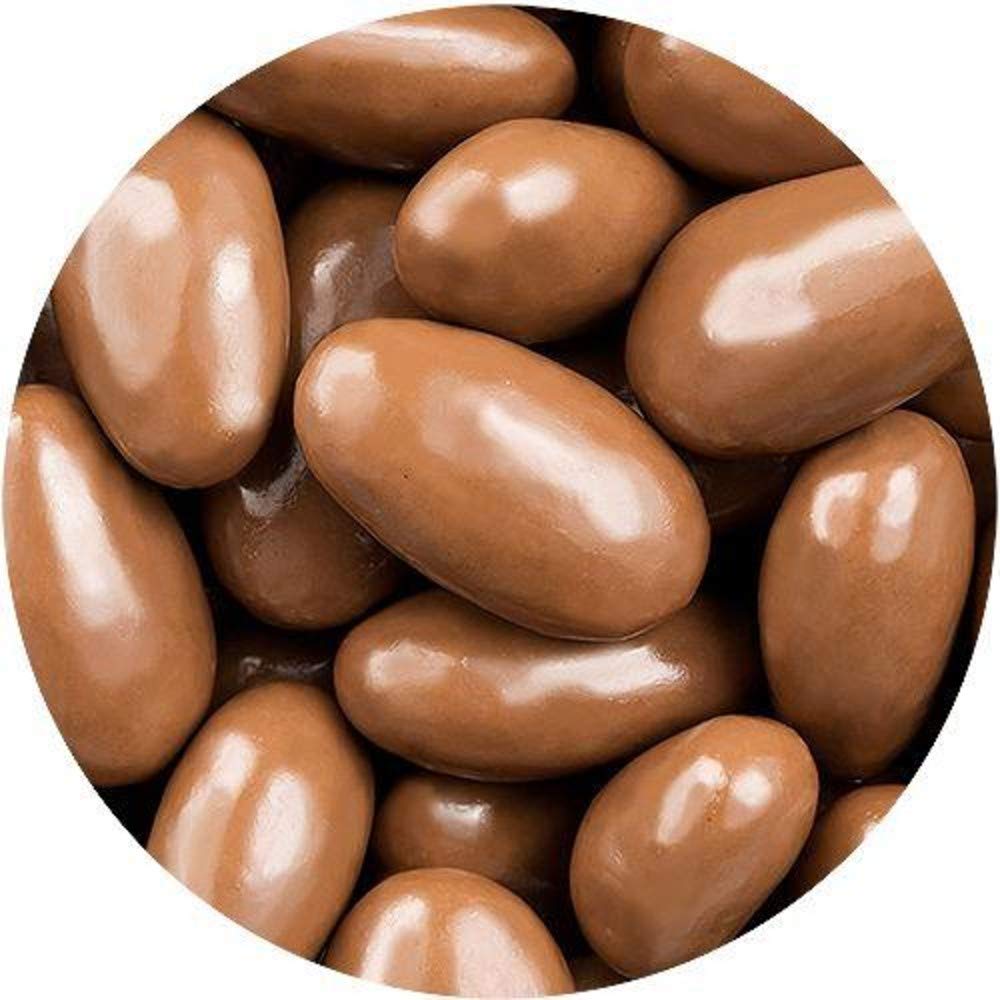 Premium Milk Chocolate Covered Roasted Almonds - Gourmet Snack, 3 LB Bulk Bag - Perfect for Gifts, Parties & Healthy Desserts