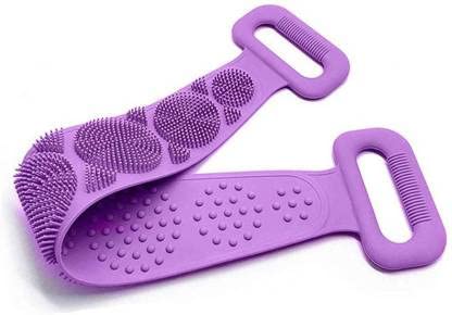 Premium Silicone Body Scrubber & Massager - Dual Sided Exfoliating Bath Brush for Deep Skin Cleaning (4-Pack) | Perfect for Shower, Spa & Back Scrubbing at Home