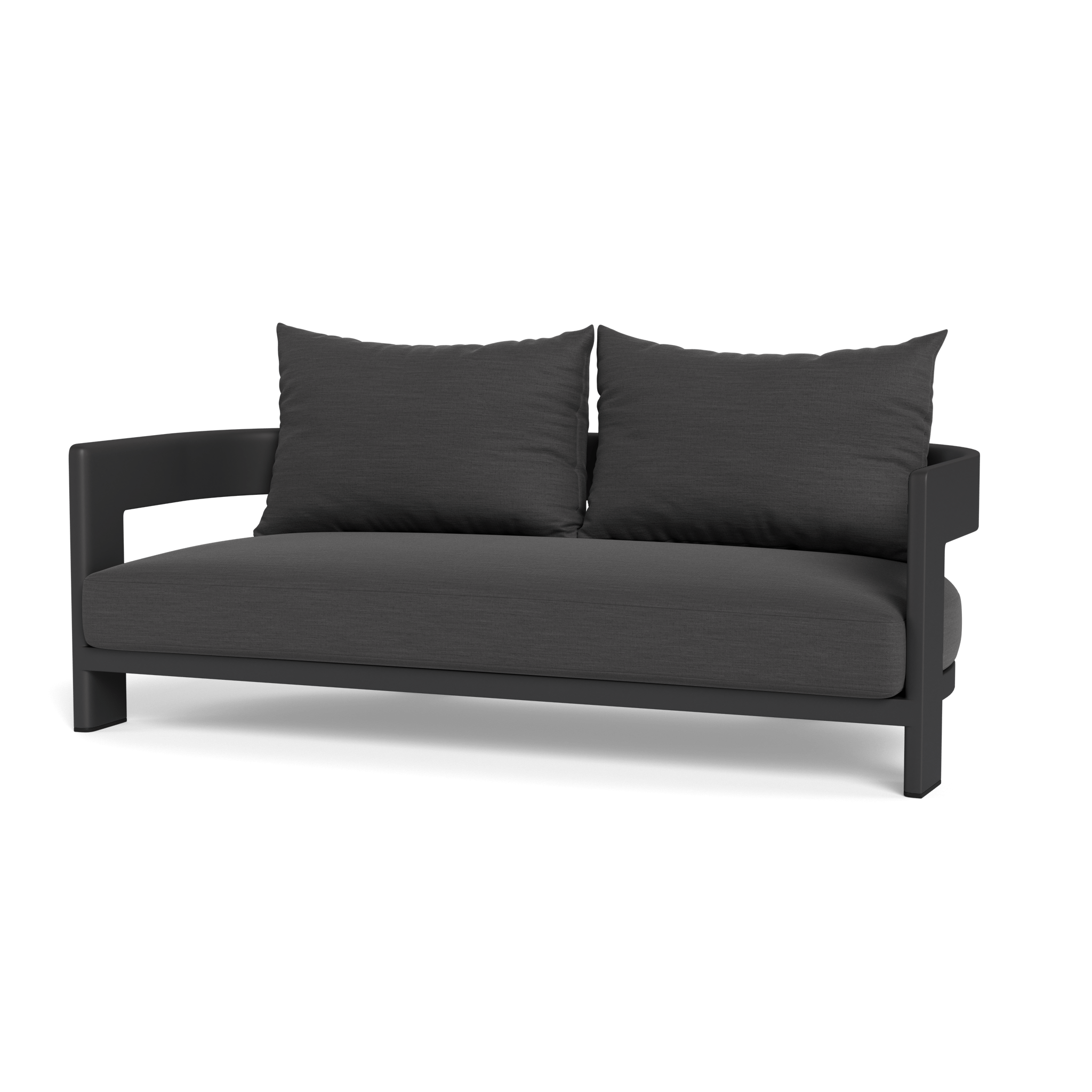 Victoria Aluminum 2-Seat Outdoor Patio Sofa - Lightweight & Weather-Resistant for Garden, Poolside, or Balcony Relaxation