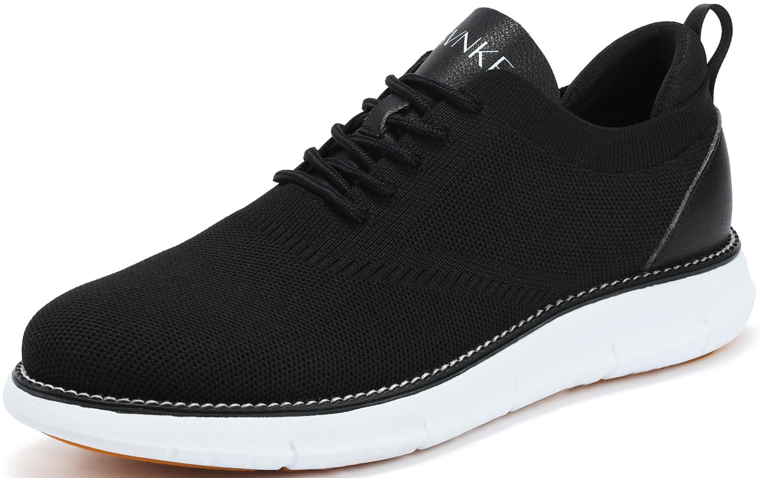Men's Breathable Mesh Dress Shoes - Casual Business Oxford Sneakers with Thick Sole | Lightweight & Comfortable for Walking, Tennis & Office Wear