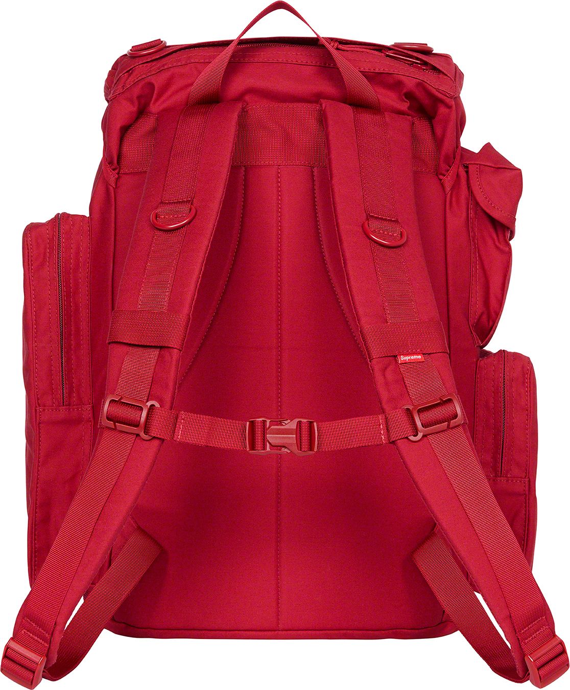 Supreme Field Backpack - Durable Red Hiking Backpack for Outdoor Adventures, Travel & School - Water-Resistant & Lightweight Daypack for Men & Women